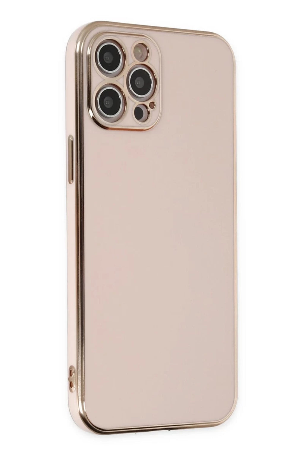 Apple iPhone 12 Pro Uyumlu Kılıf Volet Silikon - Pembe