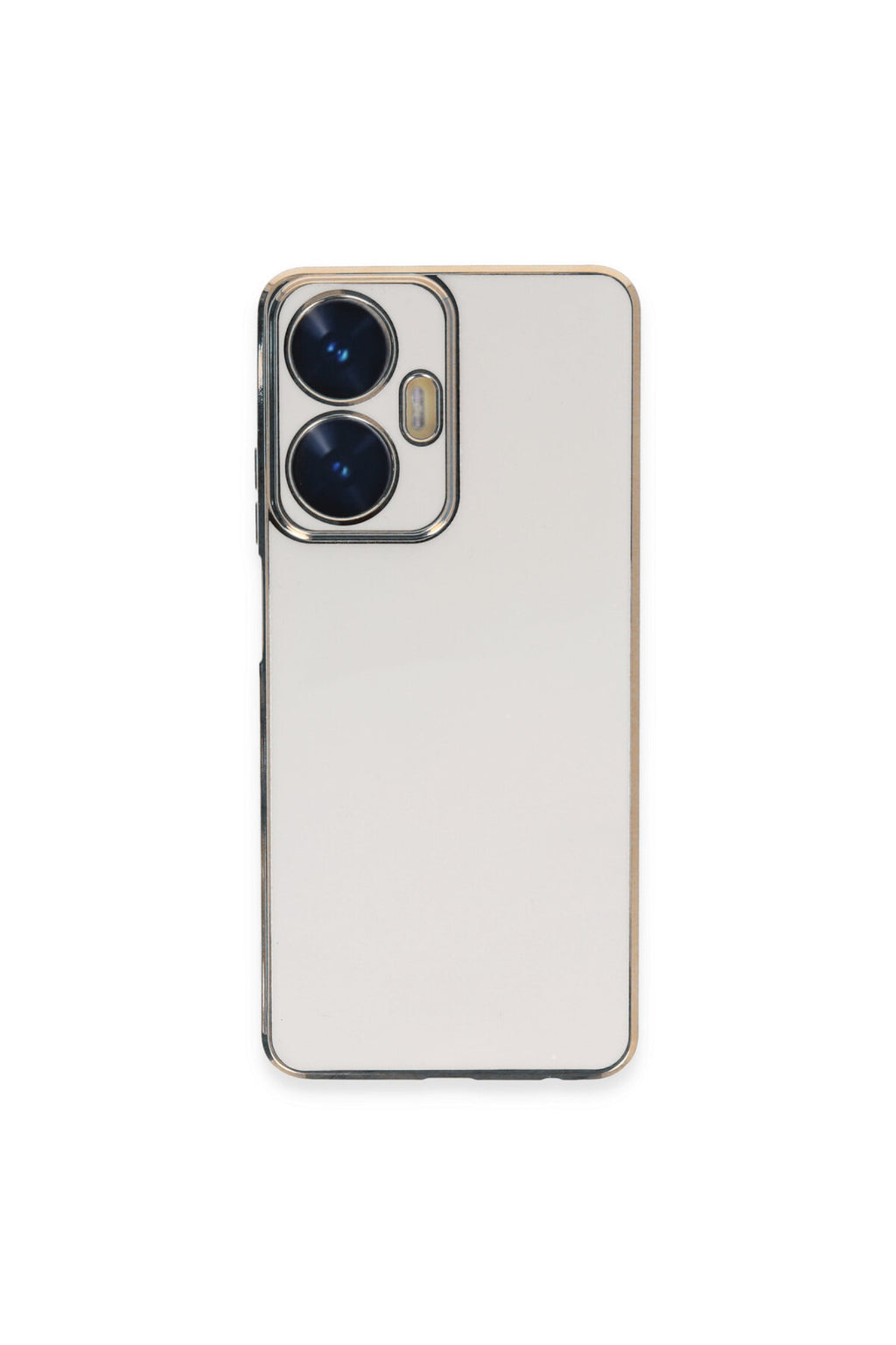 Realme C55 Uyumlu Kılıf Volet Silikon - Beyaz