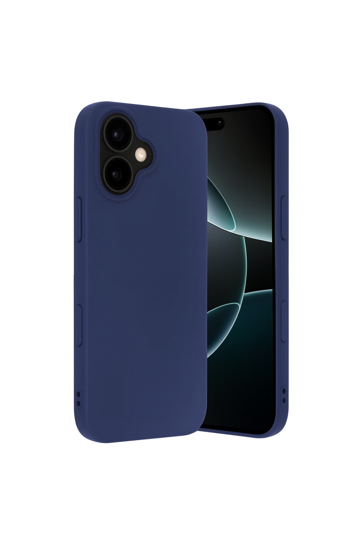 Apple iPhone 17 Uyumlu Nano içi Kadife Silikon - Lacivert