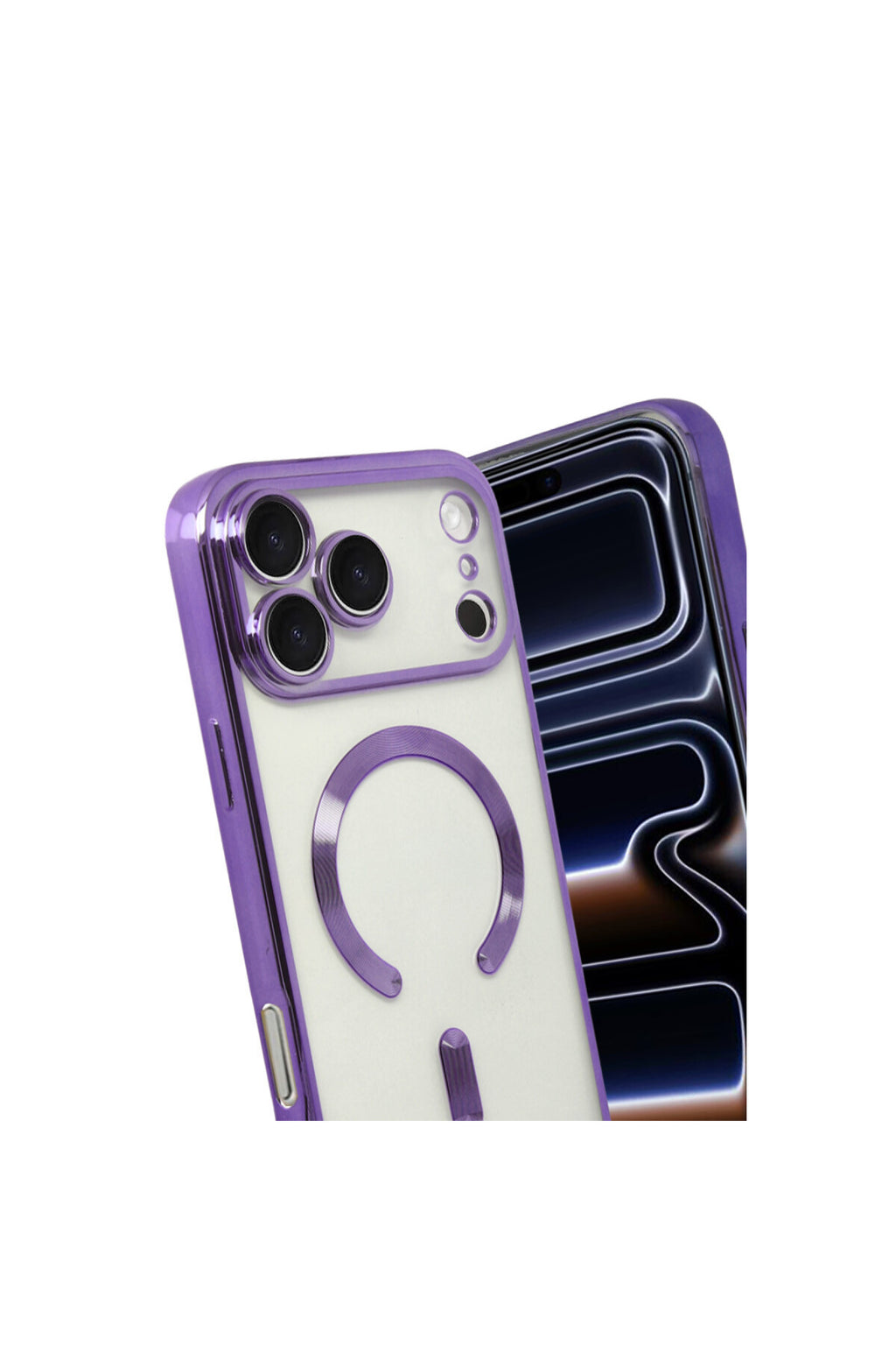 Apple iPhone 17 Pro Uyumlu Kross Magneticsafe Kapak - Mor