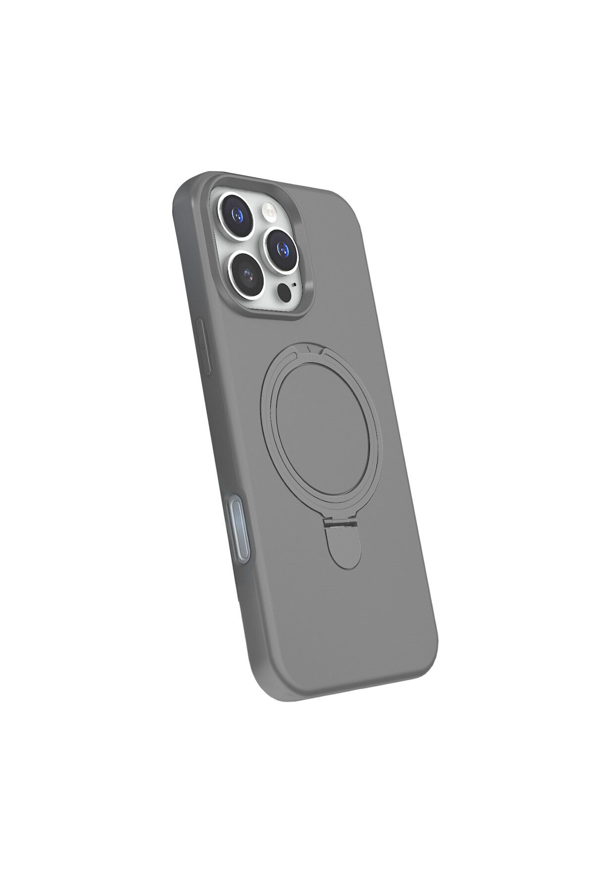 Apple iPhone 16 Pro Max Uyumlu Regal Magsafe Standlı Kapak - Titan Gri