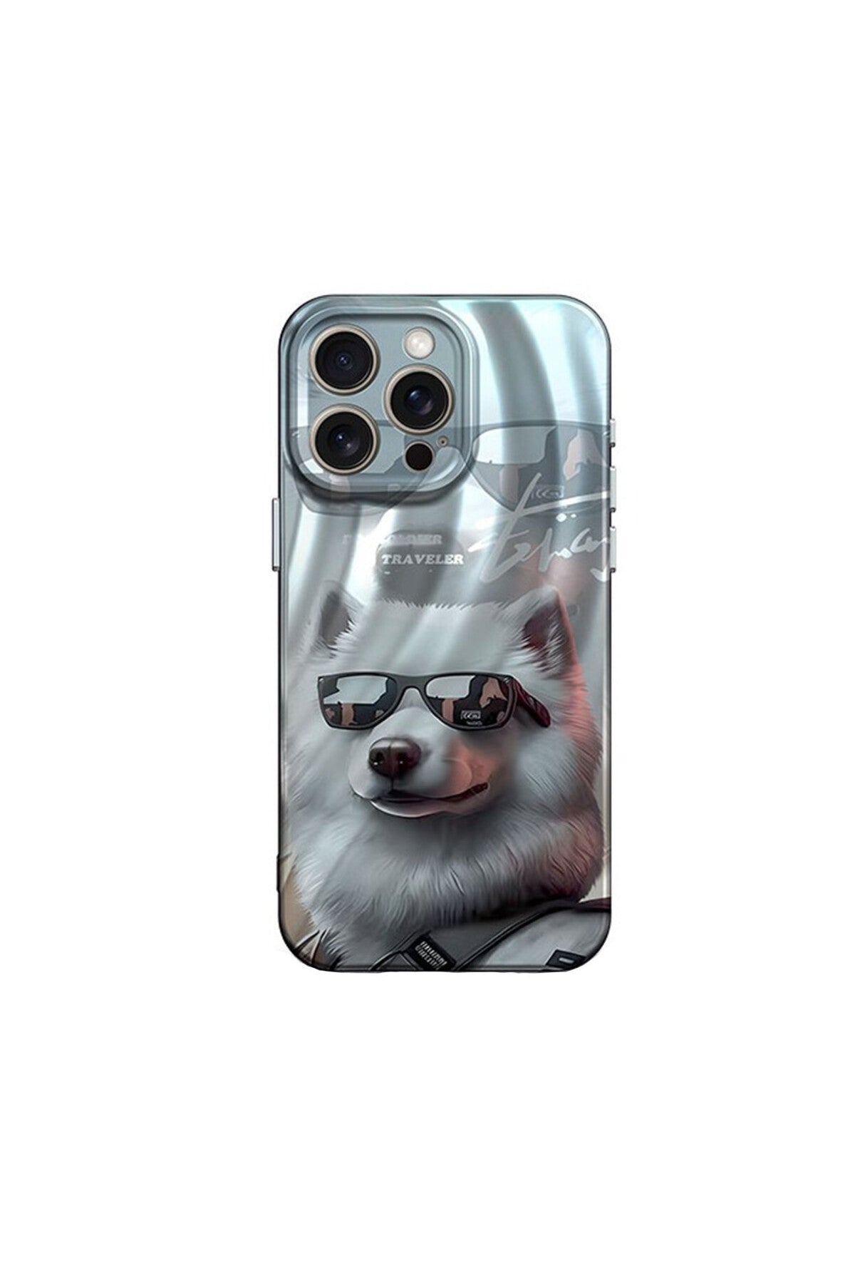 Apple iPhone 14 Pro Uyumlu Kılıf Crew Desenli Kapak - Köpek