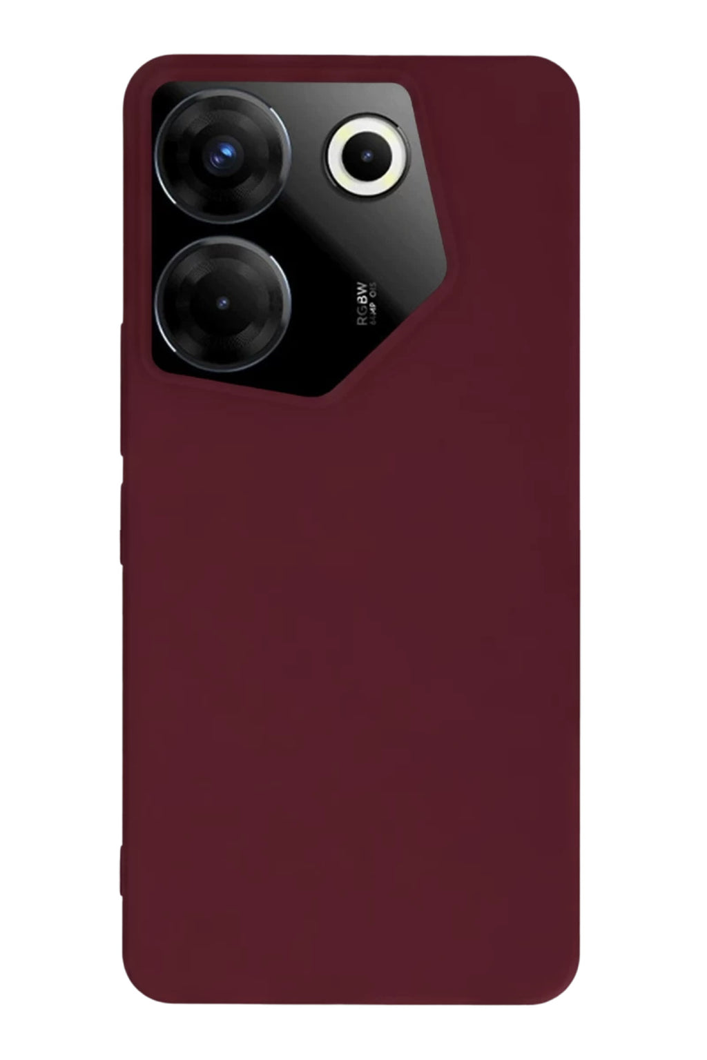 Tecno Camon 20 Pro 5G Uyumlu Kılıf First Silikon - Bordo