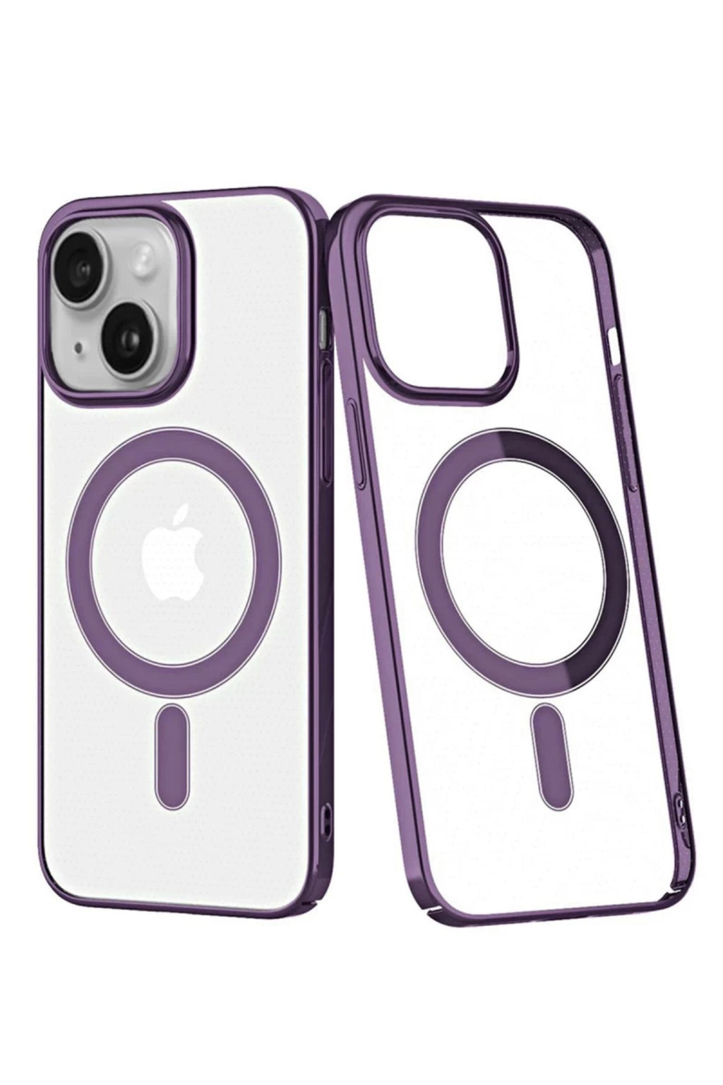 Apple iPhone 14 Plus Uyumlu Kılıf Element Magneticsafe Sert Kapak - Mor