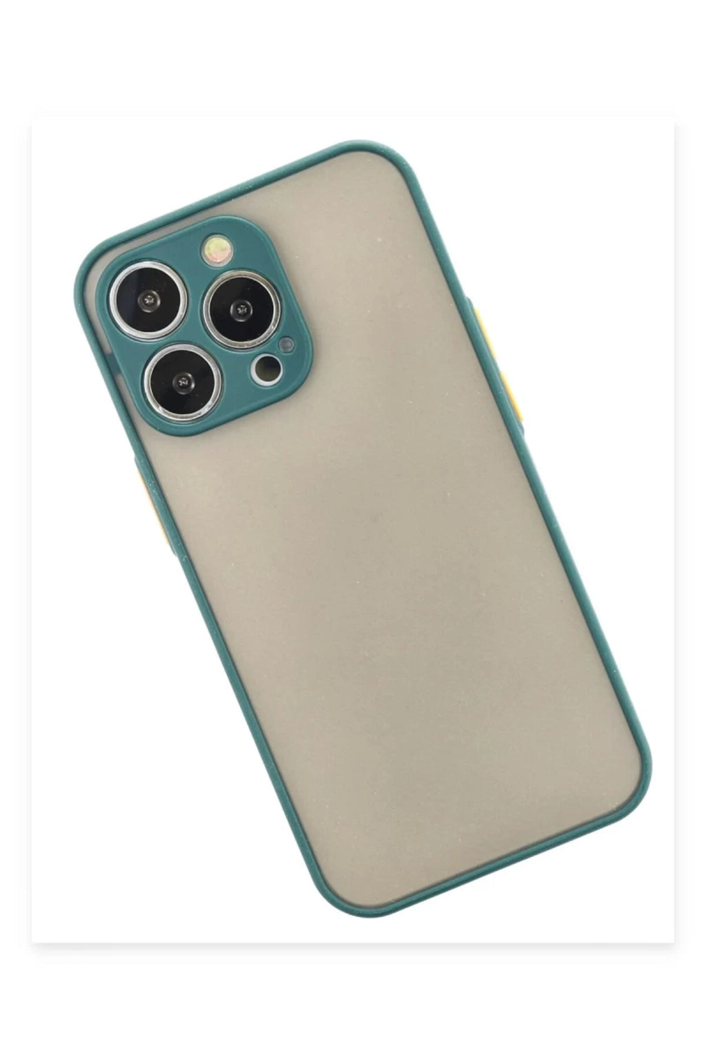 Apple iPhone 15 Pro Max Uyumlu Kılıf Montreal Silikon Kapak - Yeşil