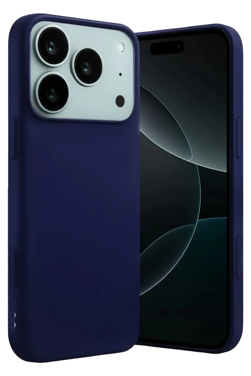 Apple iPhone 17 Pro Uyumlu Nano içi Kadife Silikon - Lacivert