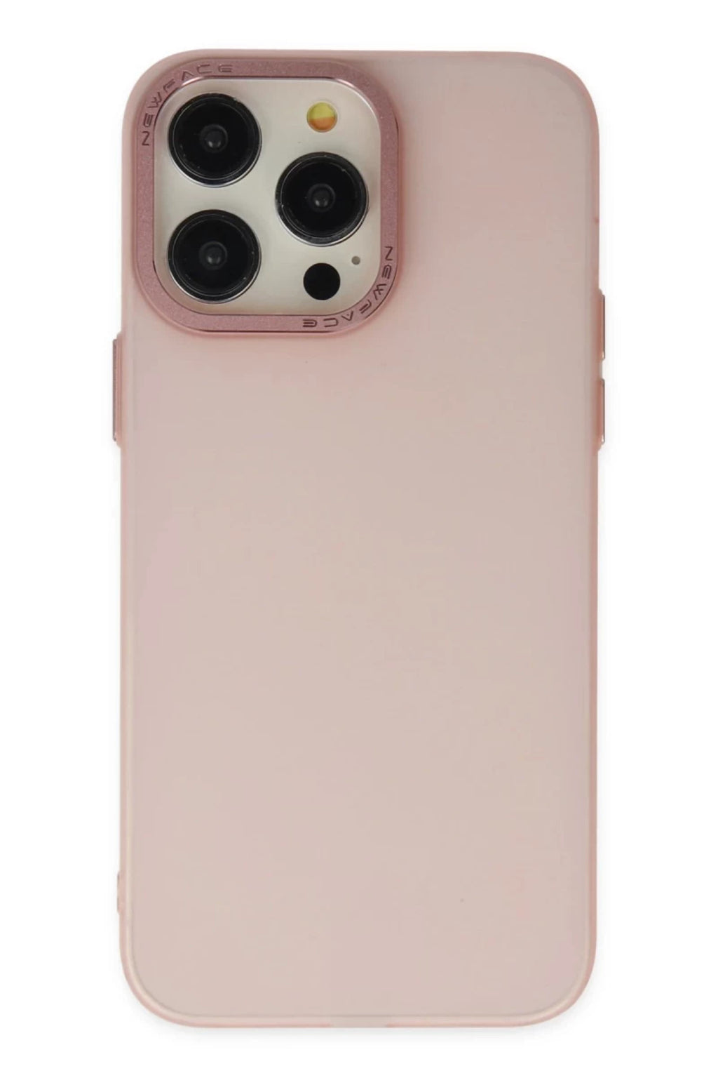 Apple iPhone 13 Pro Max Uyumlu Kılıf Modos Metal Kapak - Pembe