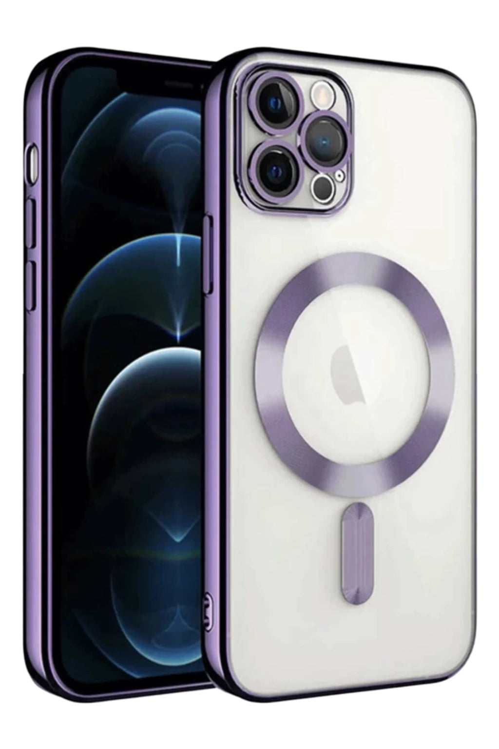 Apple iPhone 13 Pro Uyumlu Kılıf Kross Magneticsafe Kapak - Mor