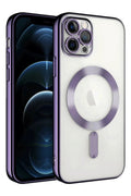 Apple iPhone 13 Pro Uyumlu Kılıf Kross Magneticsafe Kapak - Mor