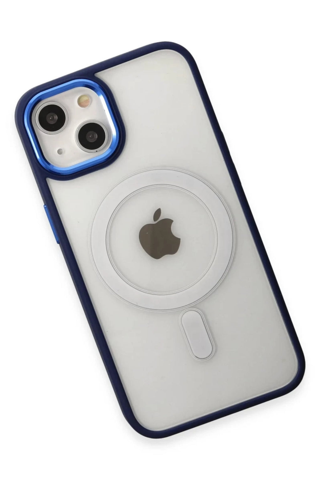 Apple iPhone 15 Pro Uyumlu Kılıf Room Magneticsafe Silikon - Lacivert