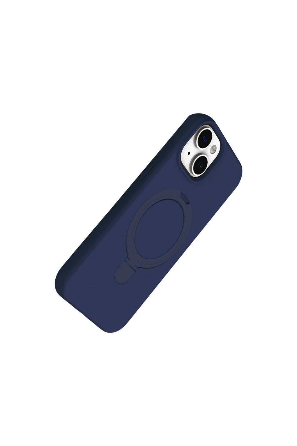Apple iPhone 15 Plus Uyumlu Regal Magsafe Standlı Kapak - Lacivert