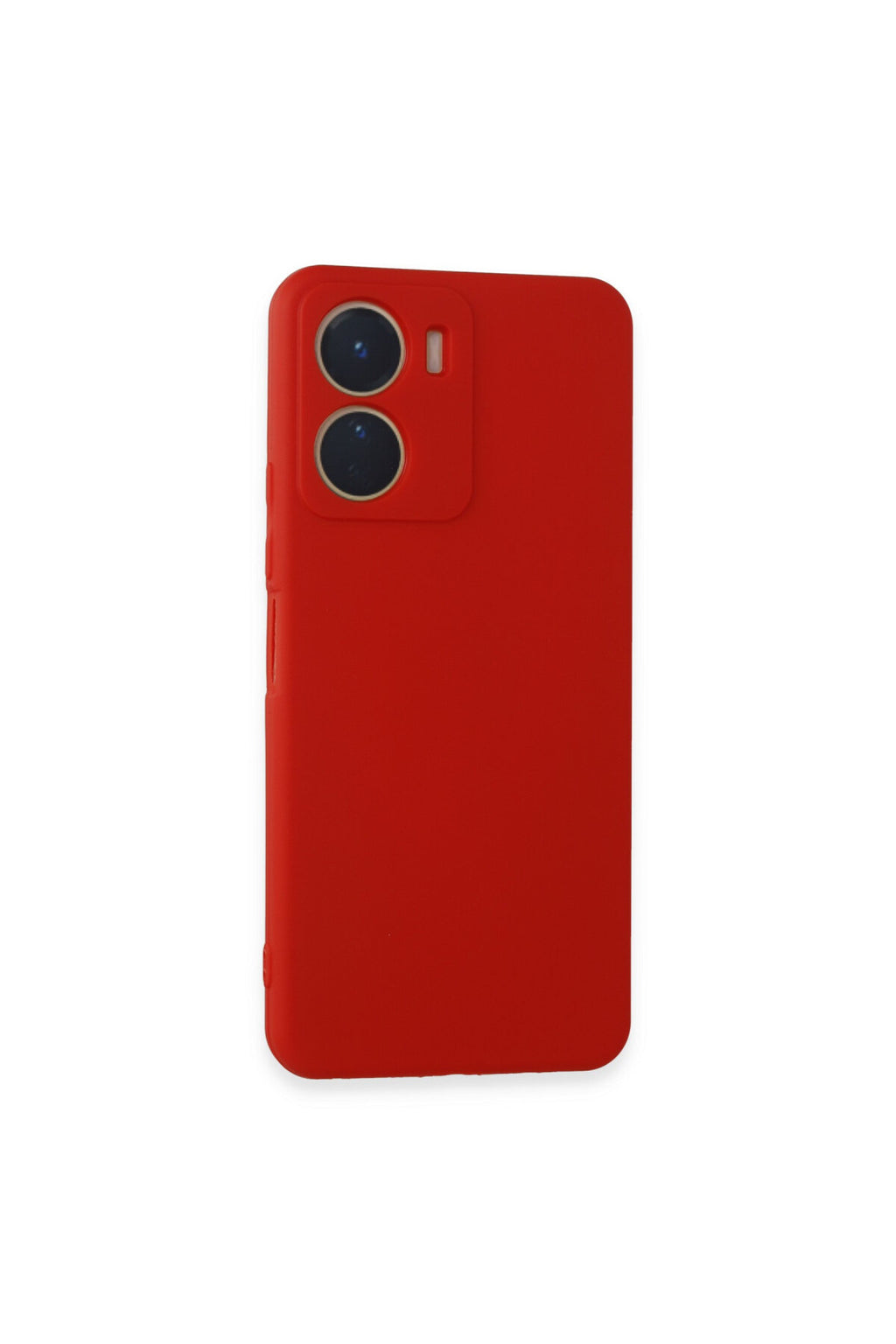Vivo Y16 Uyumlu Kılıf First Silikon - Kırmızı