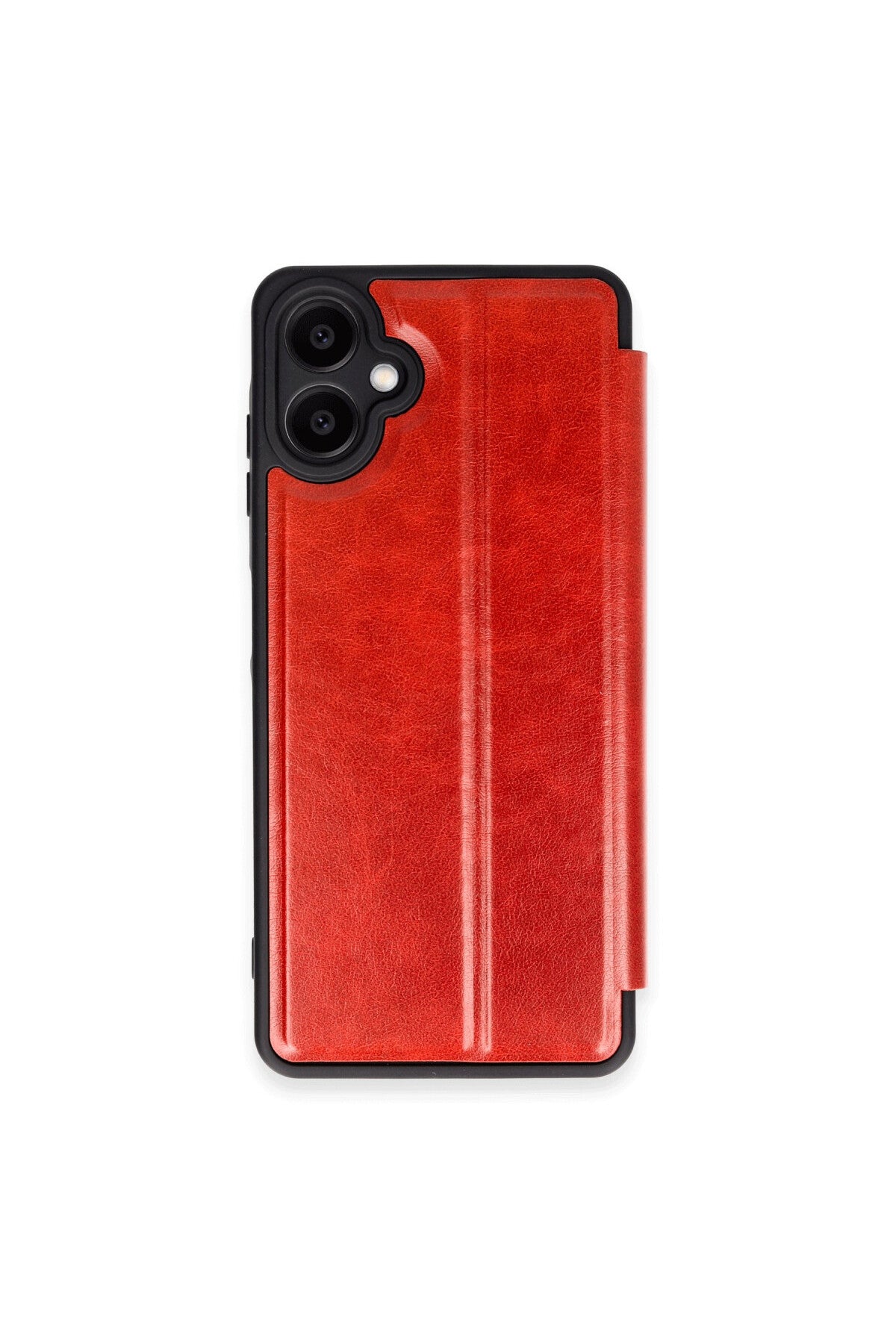 Samsung Galaxy A06 Uyumlu Kılıf Flip Cover - Kırmızı