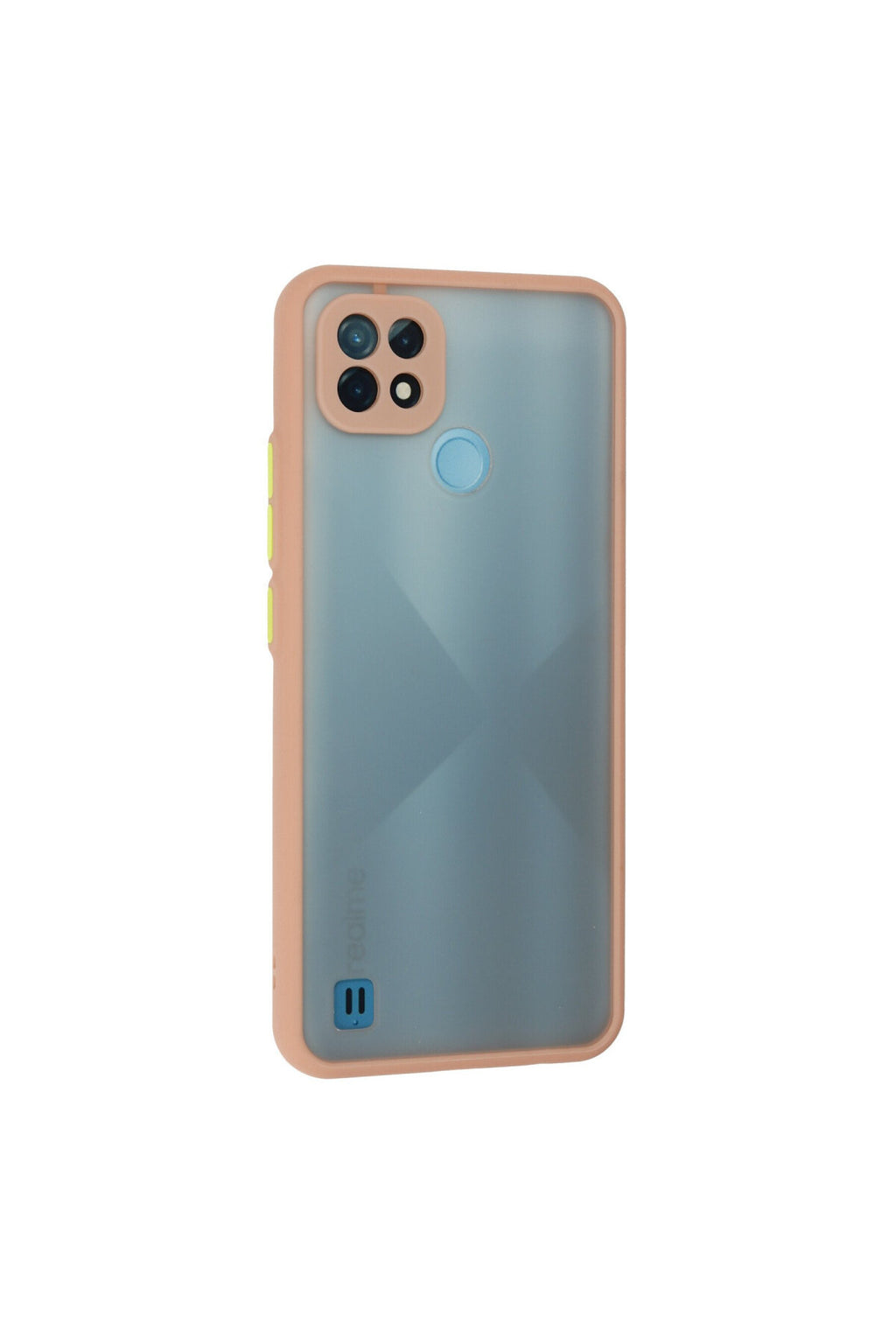 Realme C21 Uyumlu Kılıf Montreal Silikon Kapak - Pembe