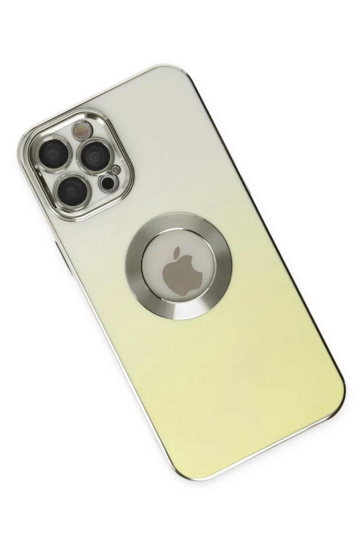 Apple iPhone 12 Pro Max Uyumlu Kılıf Best Silikon - Sarı