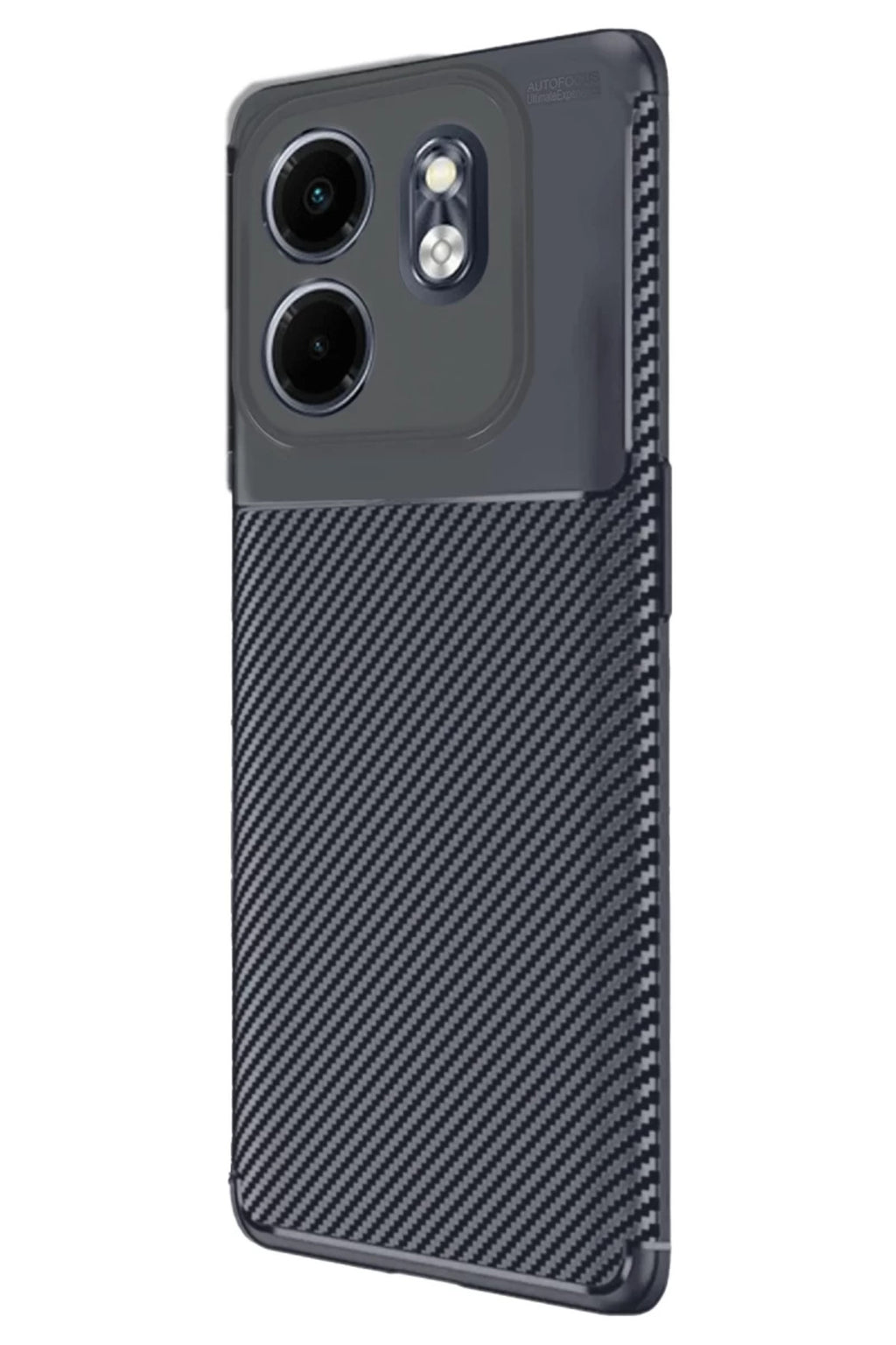 İnfinix Hot 50i 4G Uyumlu Auto Focus Karbon Kapak - Lacivert