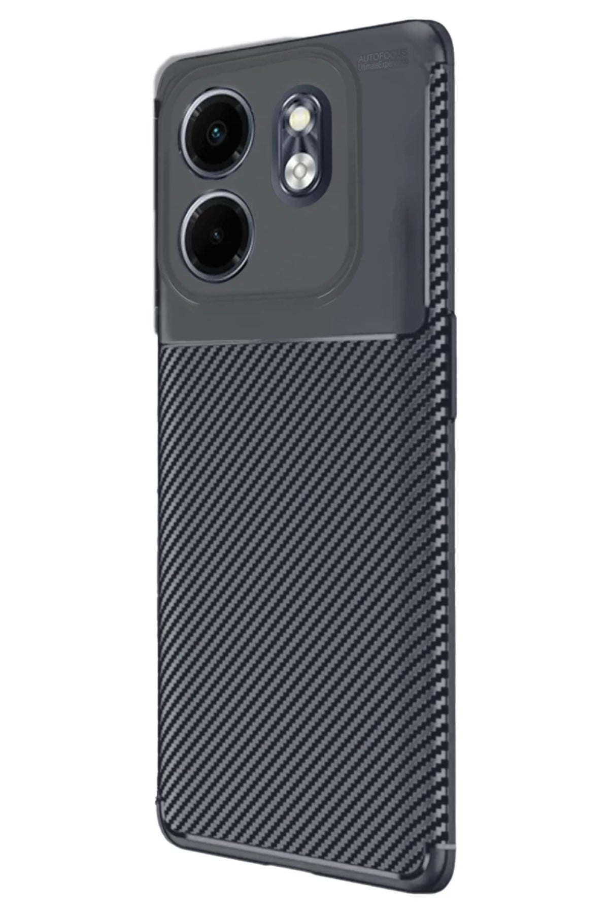 İnfinix Hot 50i 4G Uyumlu Auto Focus Karbon Kapak - Lacivert