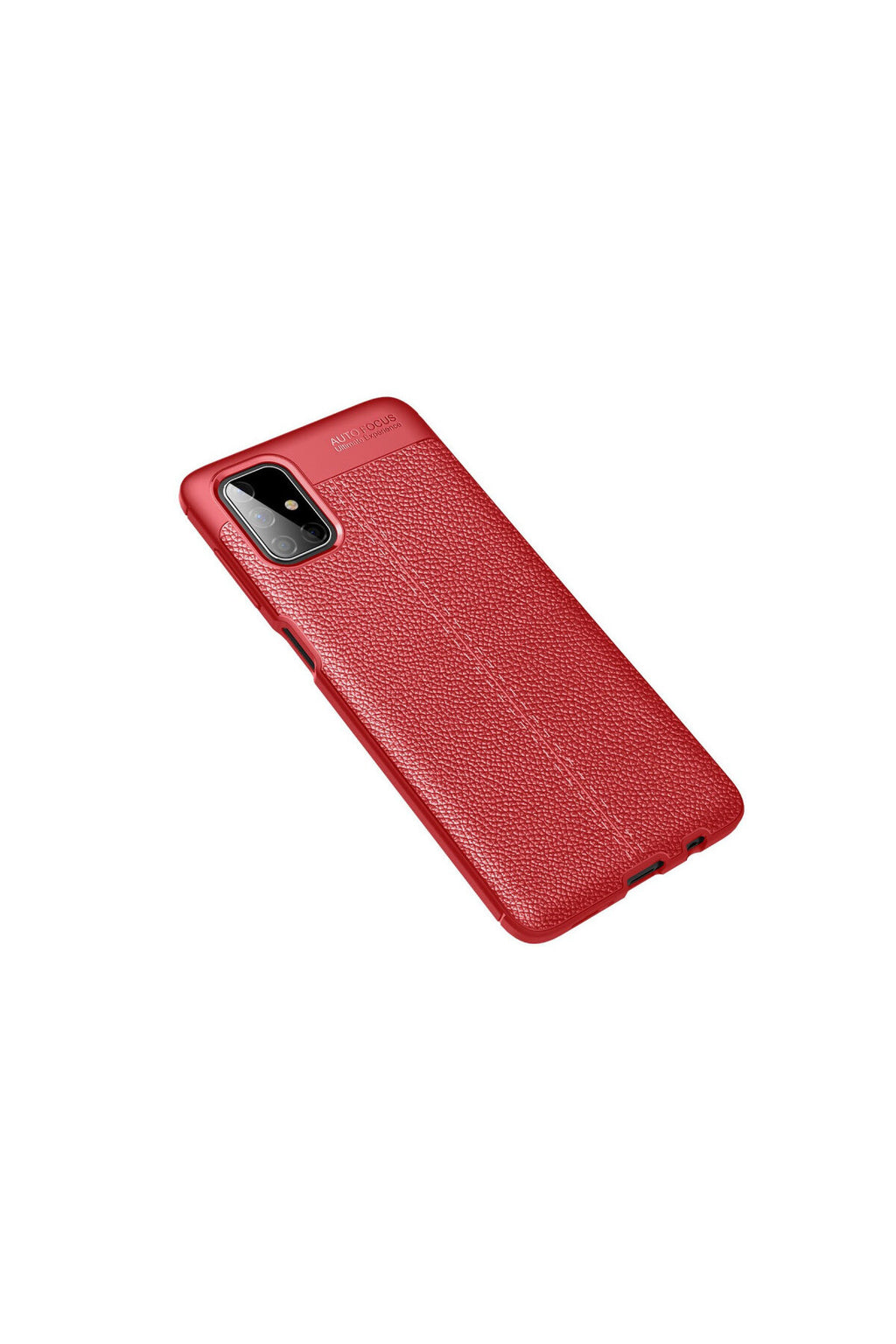 Samsung Galaxy M51 Uyumlu Kılıf Auto Focus Kapak - Kırmızı