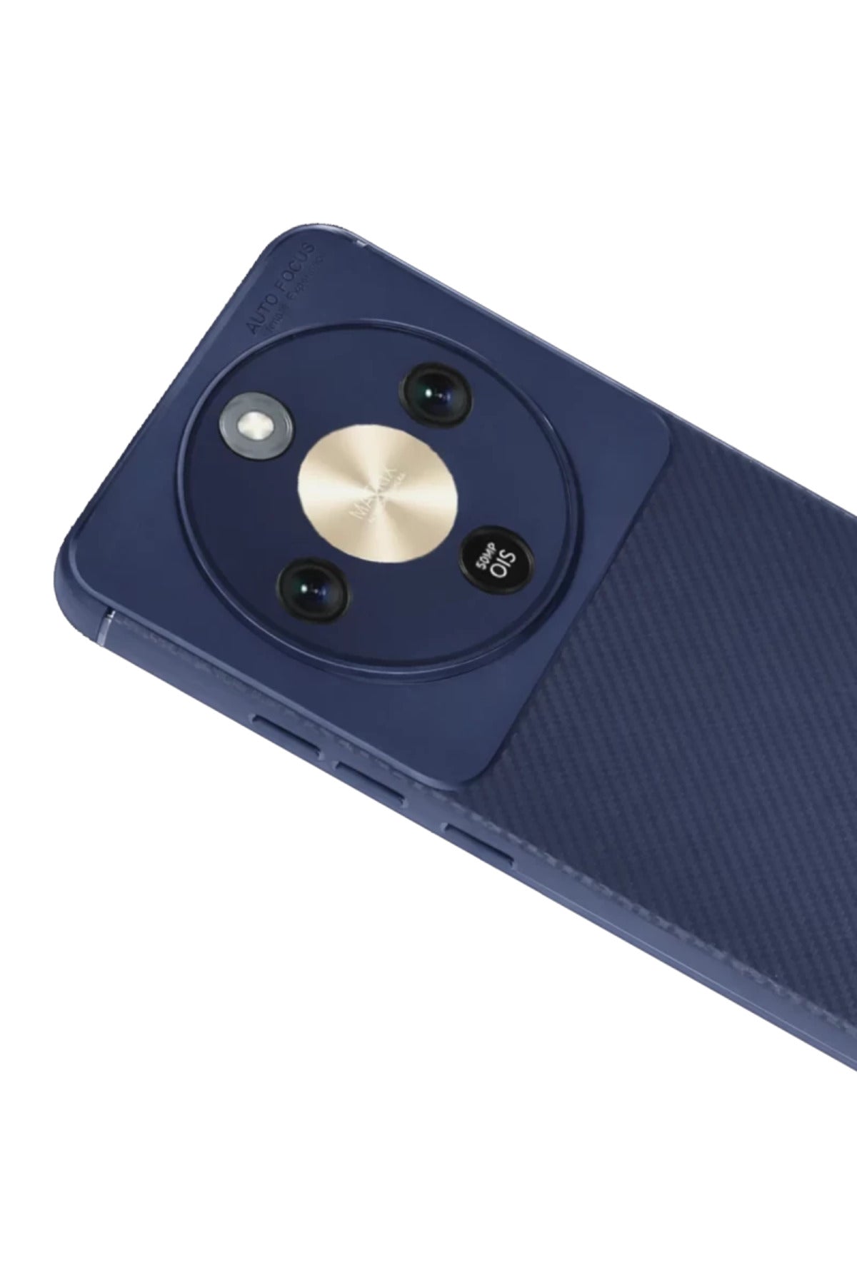 Huawei Honor Magic 8 Lite Uyumlu Auto Focus Karbon Kapak - Lacivert
