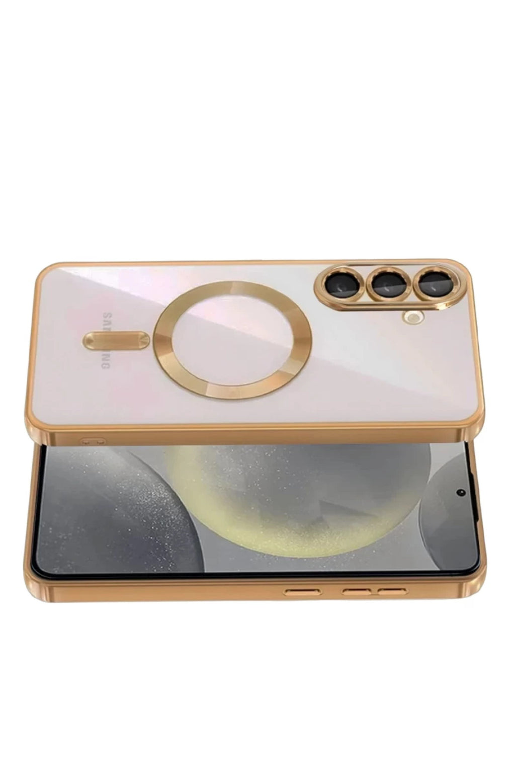 Samsung Galaxy S26 Uyumlu Kross Magneticsafe Kapak - Çöl Titanyum