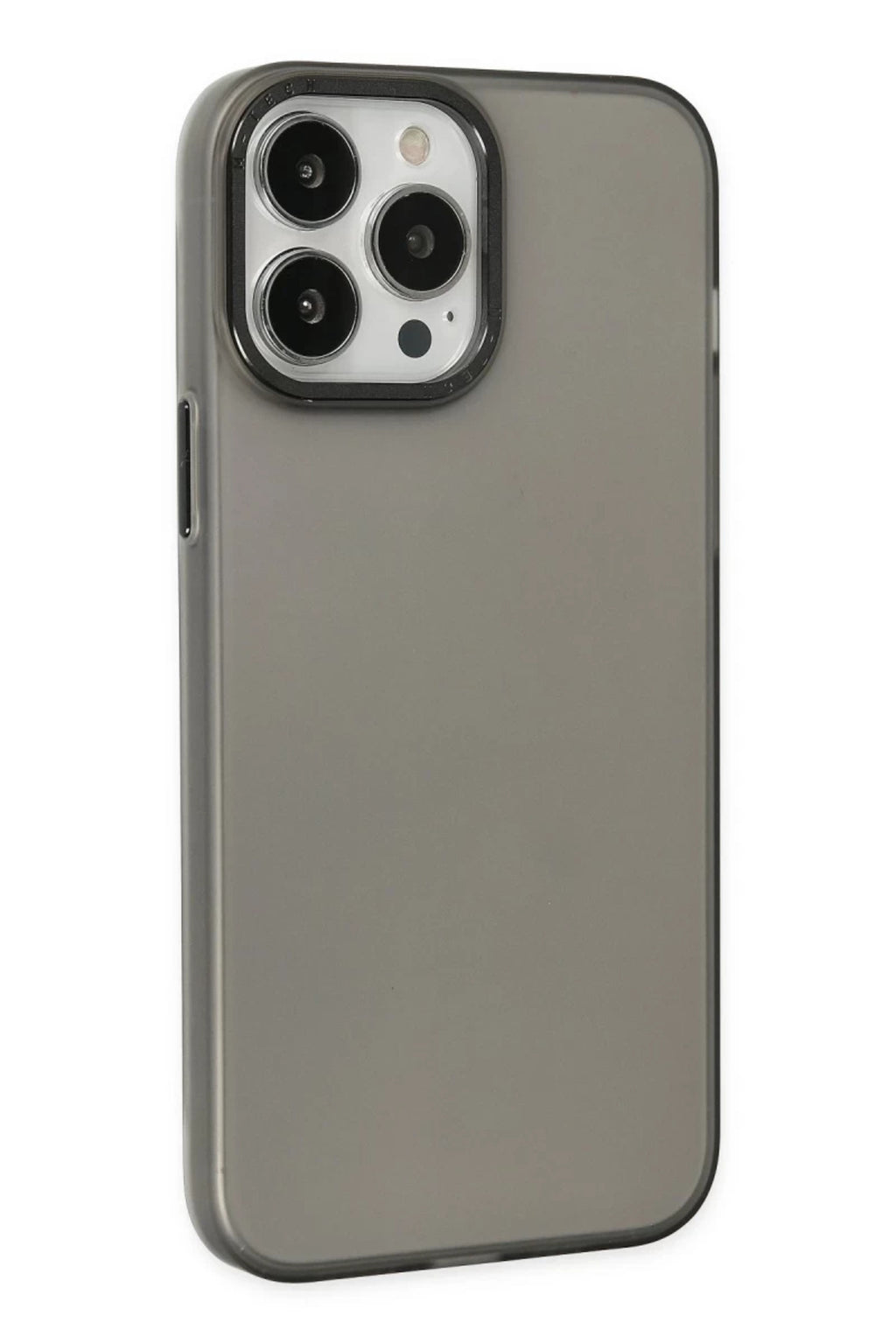 Apple iPhone 13 Pro Max Uyumlu Kılıf Modos Metal Kapak - Siyah