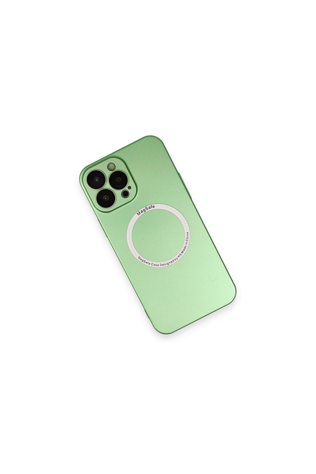 Apple iPhone 13 Pro Uyumlu Kılıf Jack Magneticsafe Lens Silikon - Yeşil
