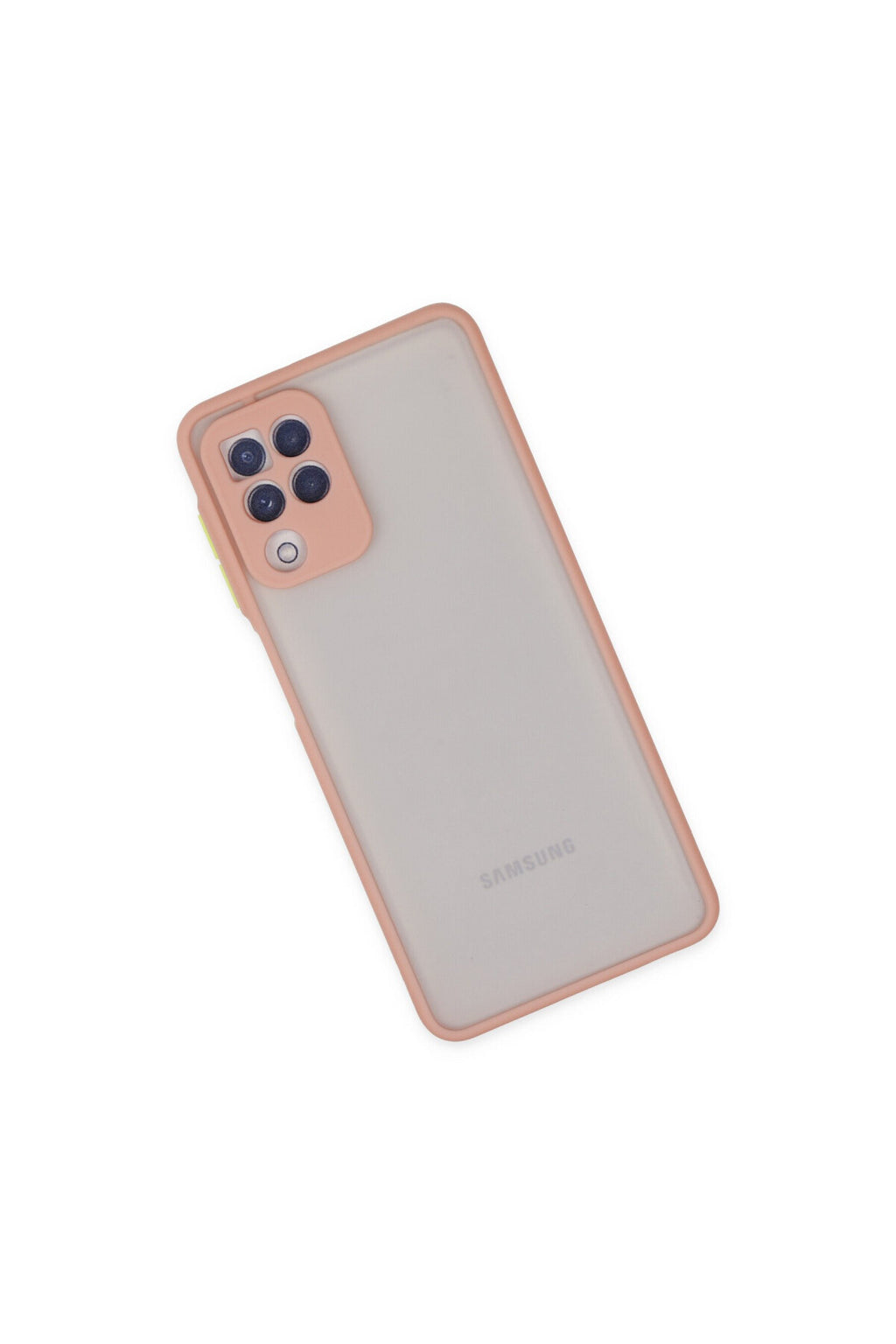 Samsung Galaxy A22 Uyumlu Kılıf Montreal Silikon Kapak - Pembe