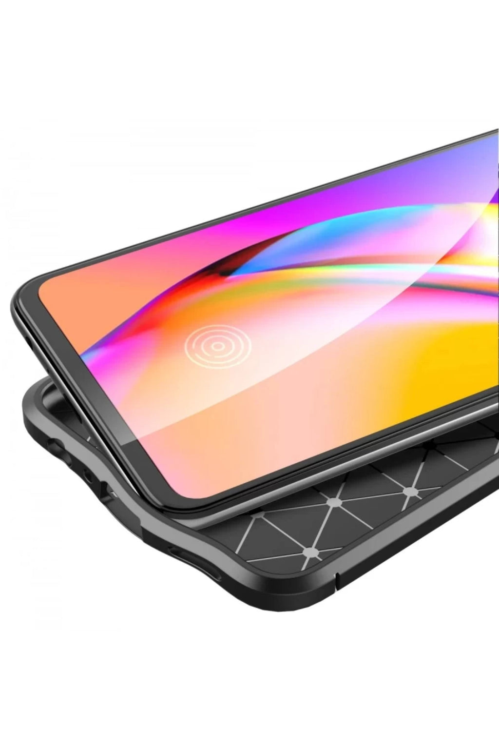 Oppo Reno 5 Lite Uyumlu Kılıf Auto Focus Kapak - Kırmızı