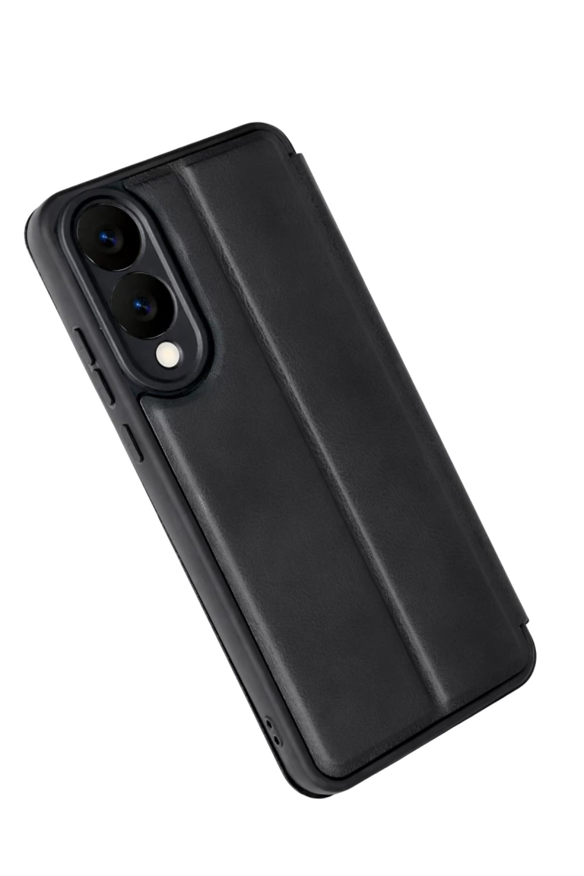Samsung Galaxy S25 Uyumlu Edge Flip Cover - Siyah