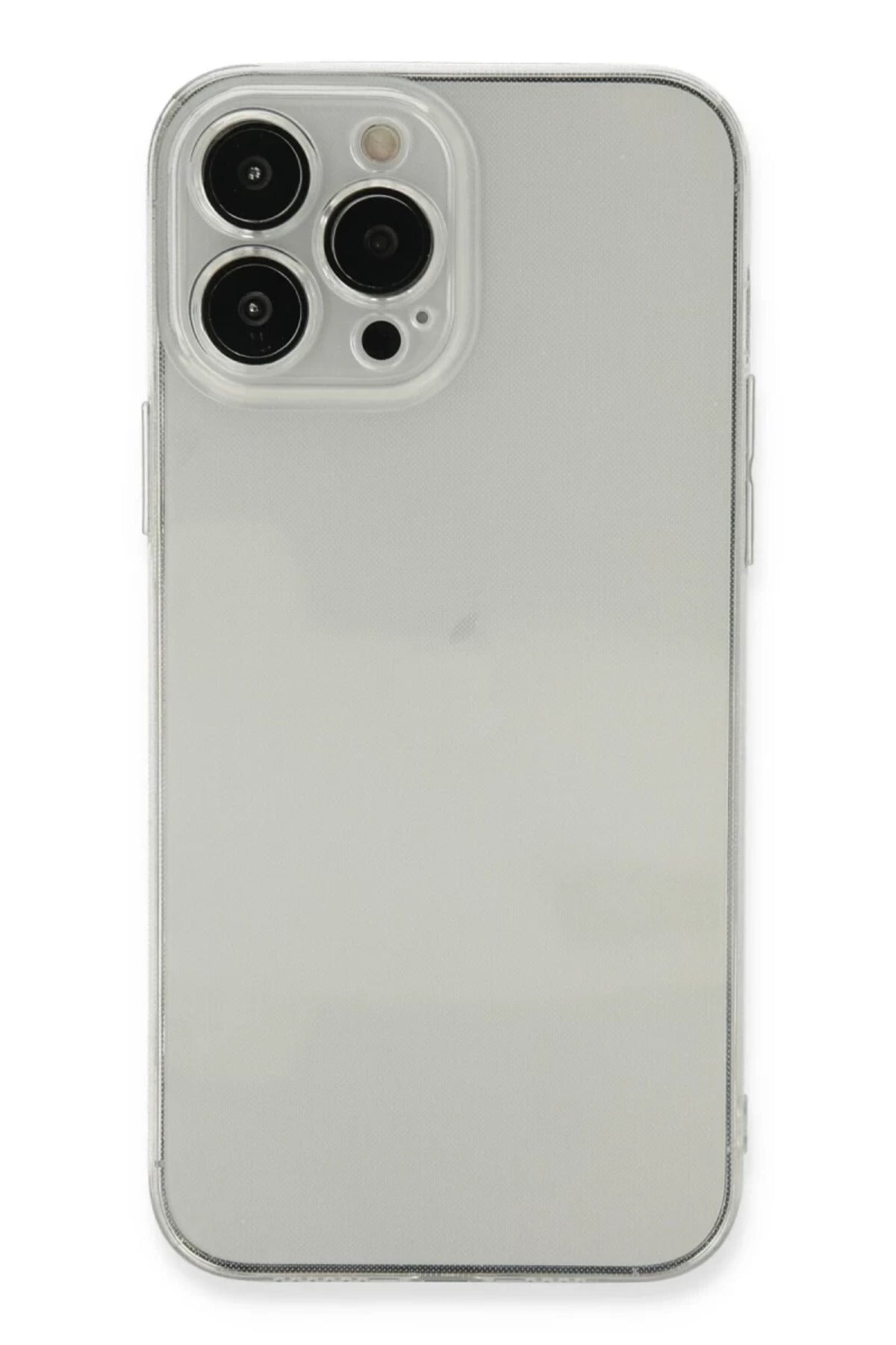 Apple iPhone 13 Pro Max Uyumlu Kılıf Fly Lens Silikon - Şeffaf