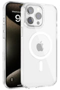 Joko Apple iPhone 15 Pro Uyumlu Gleam PC Sert Magsafe Kılıf - Şeffaf