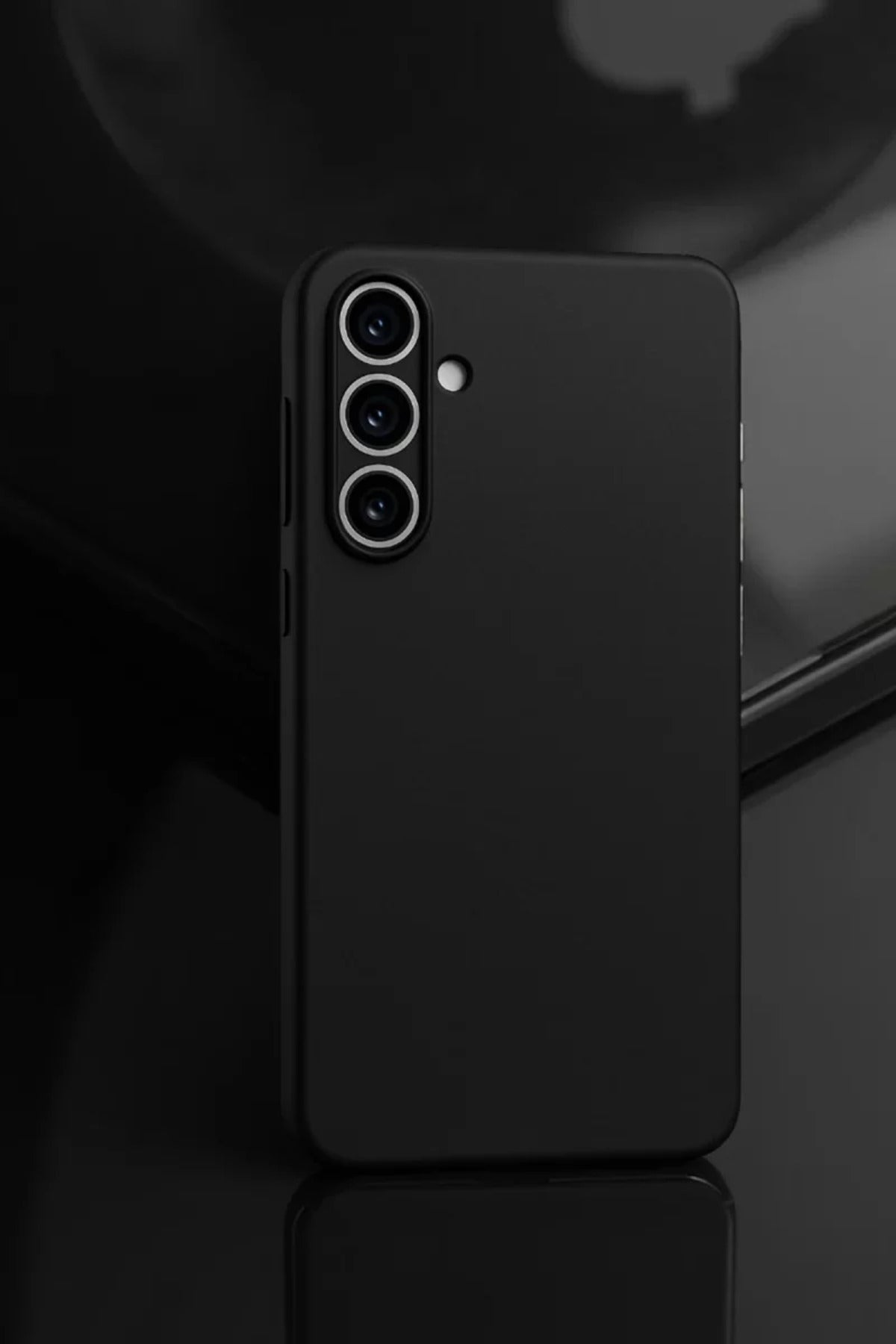 Samsung Galaxy A55 5G Uyumlu Kılıf First Silikon - Siyah