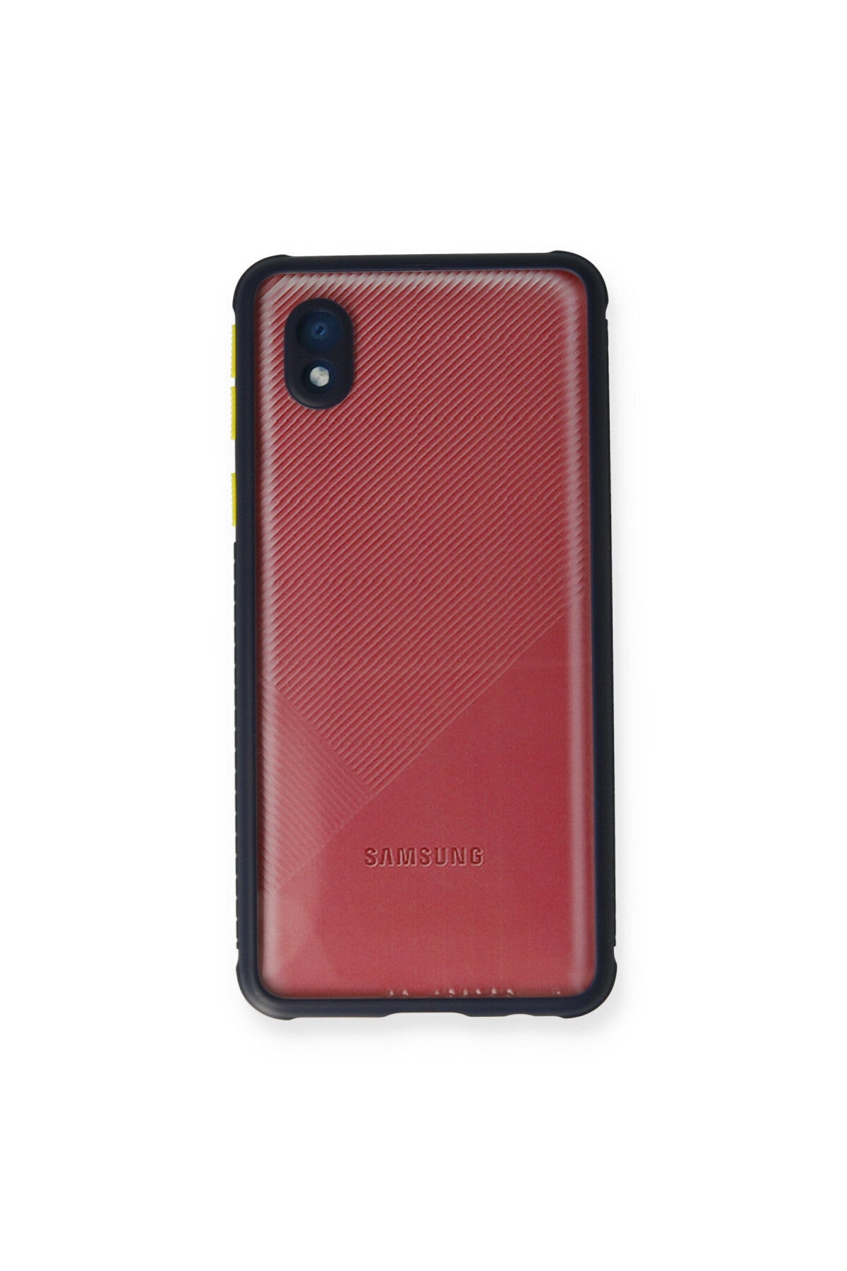 Samsung Galaxy A01 Core Uyumlu Kılıf Miami Şeffaf Silikon - Lacivert