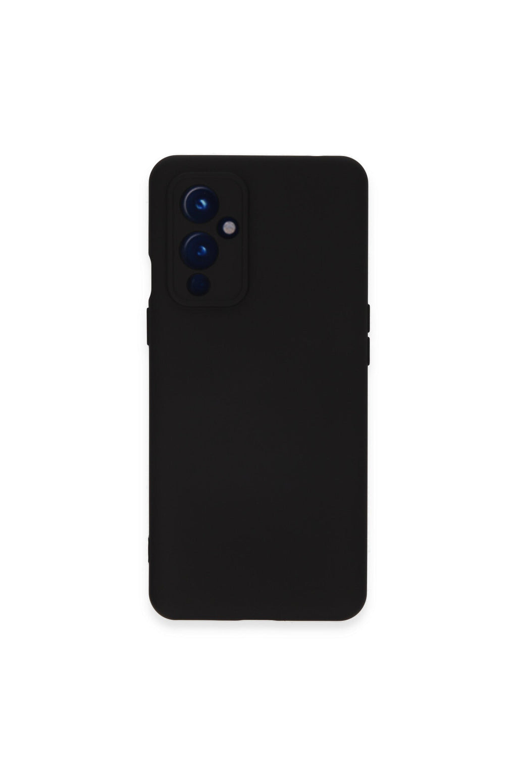 One Plus 9 Kılıf Nano içi Kadife Silikon - Siyah