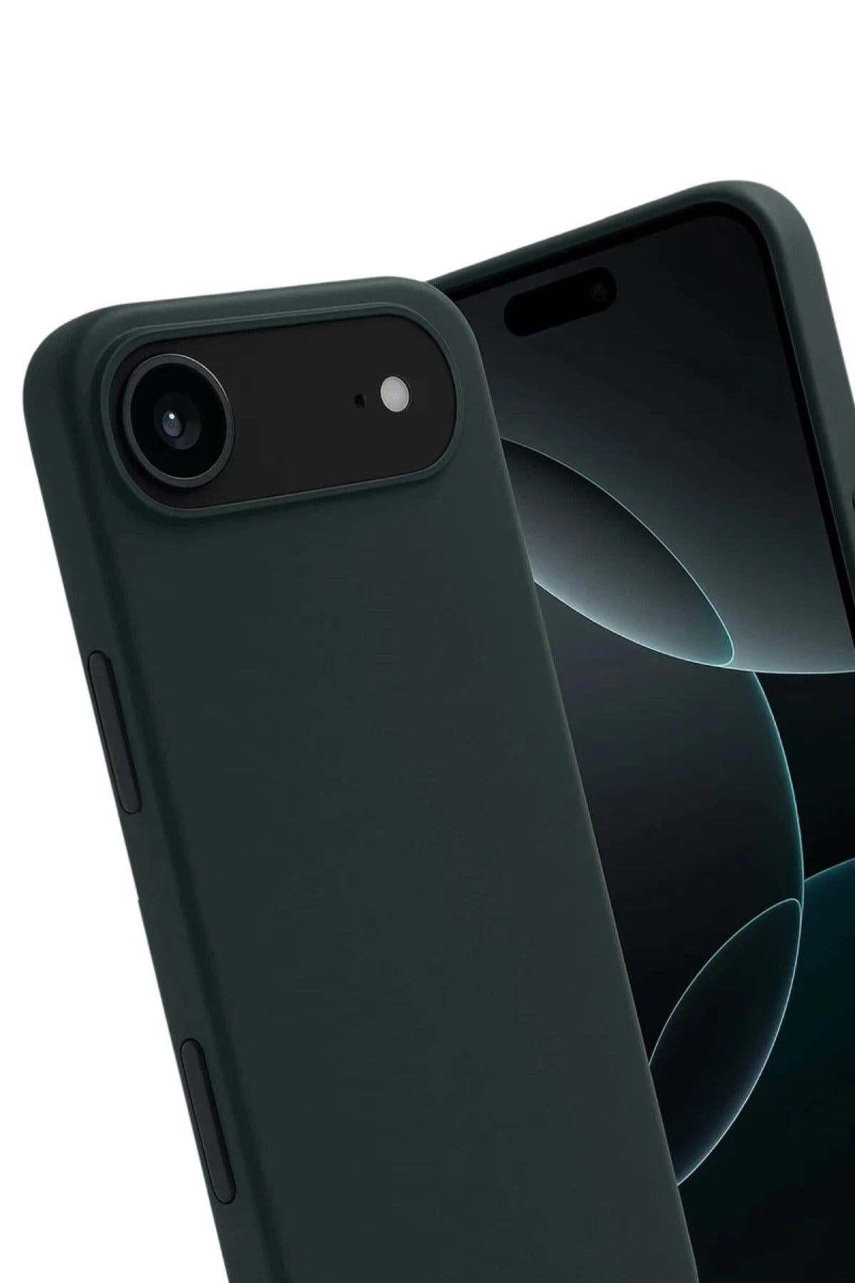 Apple iPhone 17 Air Uyumlu First Silikon - Koyu Yeşil