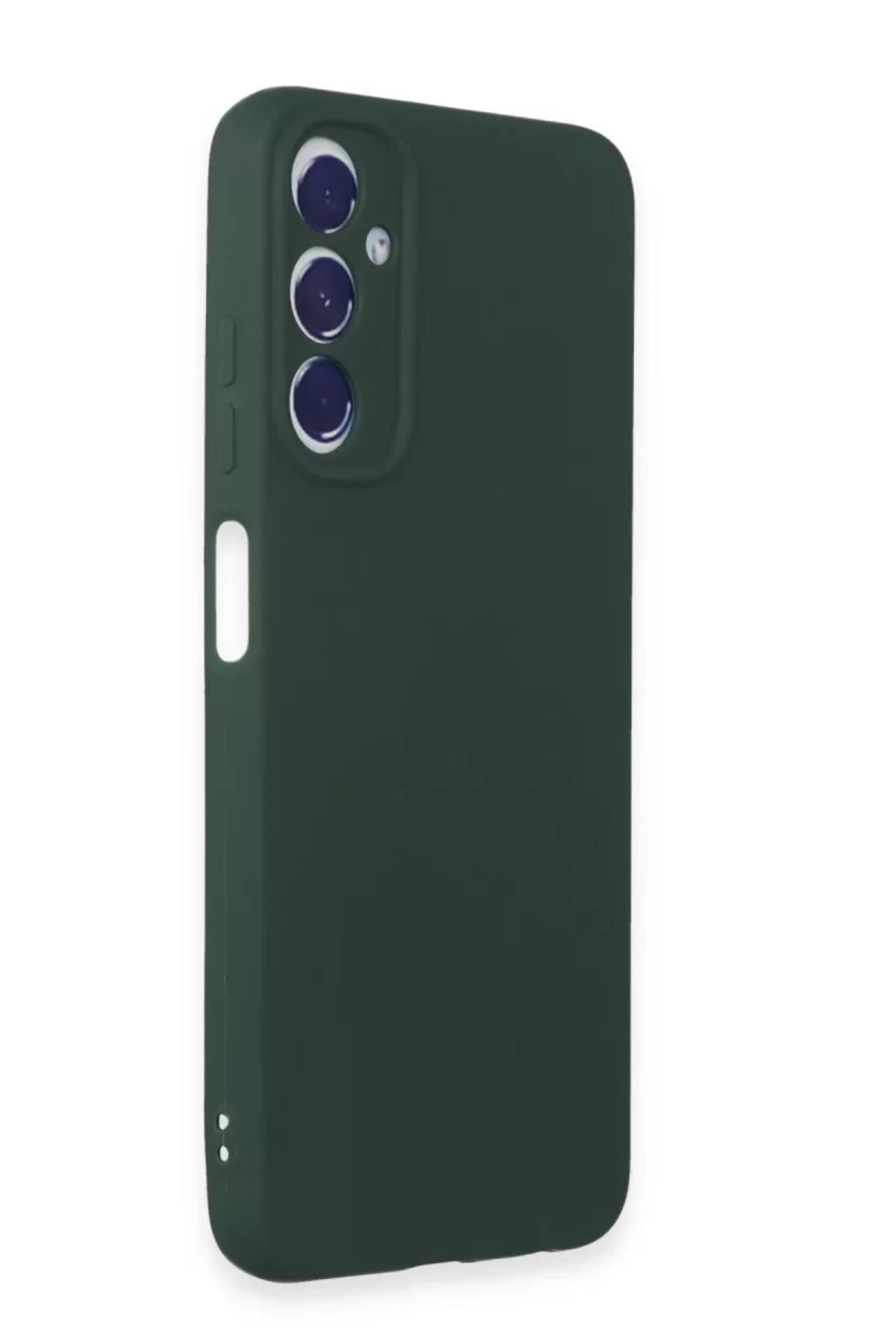 Samsung Galaxy A05S Uyumlu Kılıf First Silikon - Koyu Yeşil