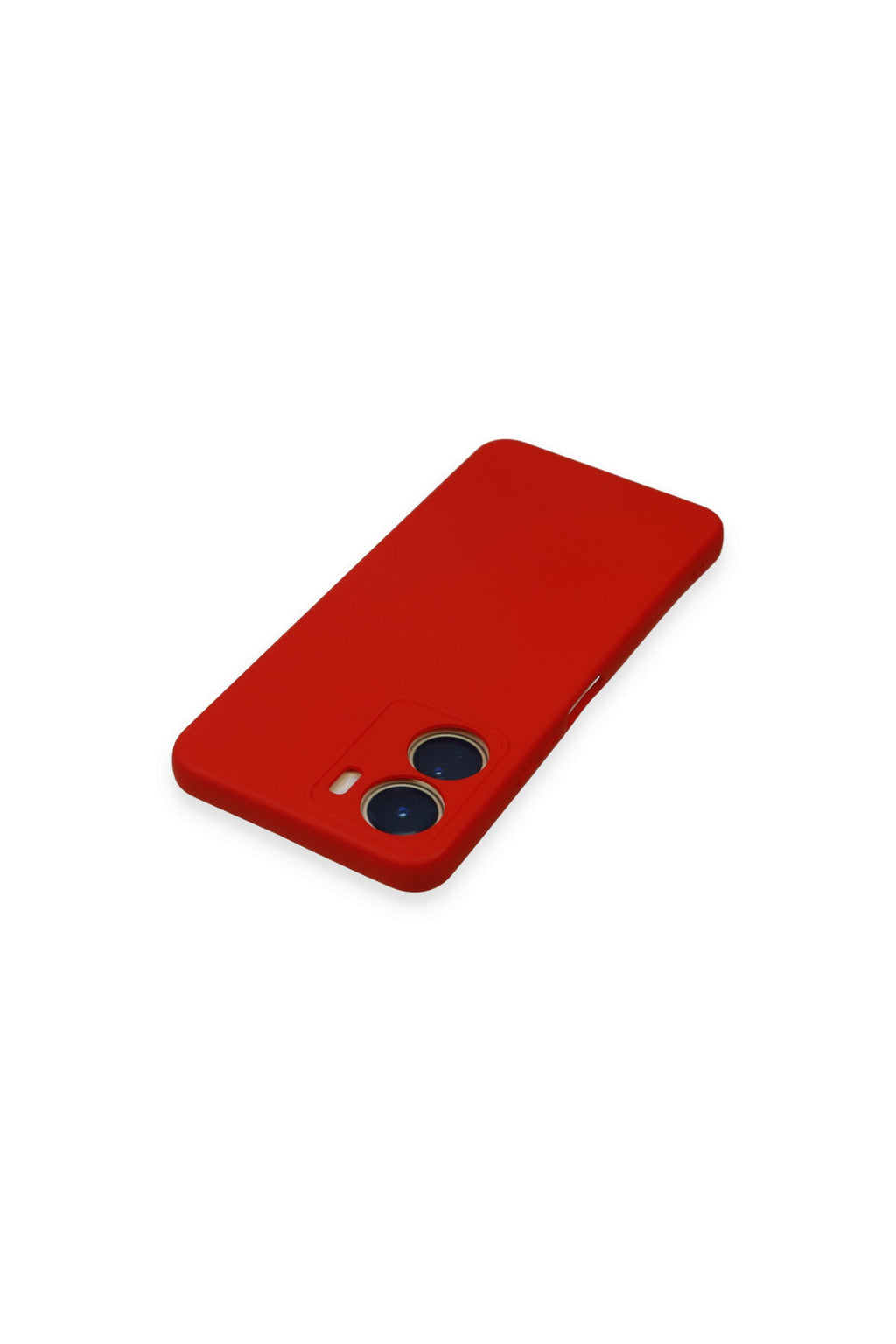 Vivo Y16 Uyumlu Kılıf Nano içi Kadife Silikon - Kırmızı