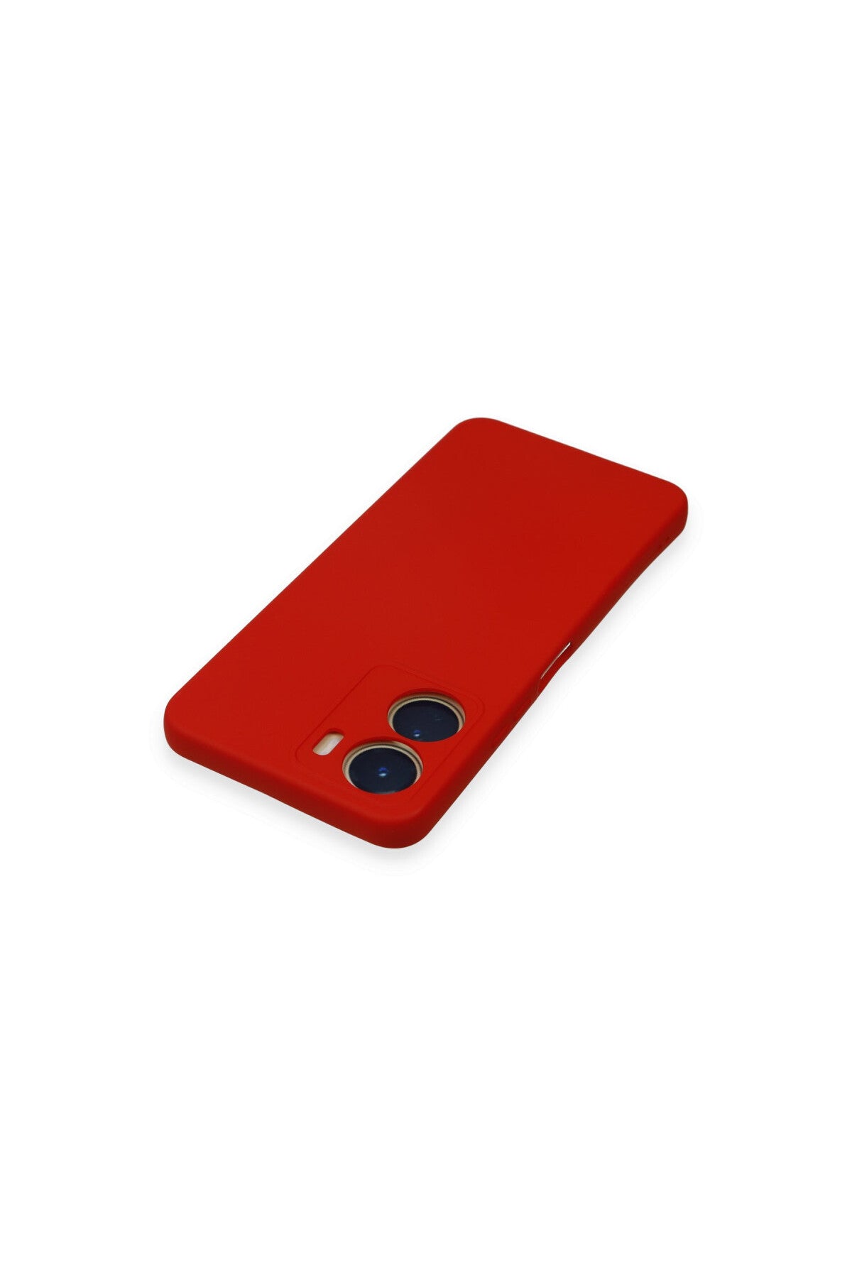 Vivo Y16 Uyumlu Kılıf Nano içi Kadife Silikon - Kırmızı