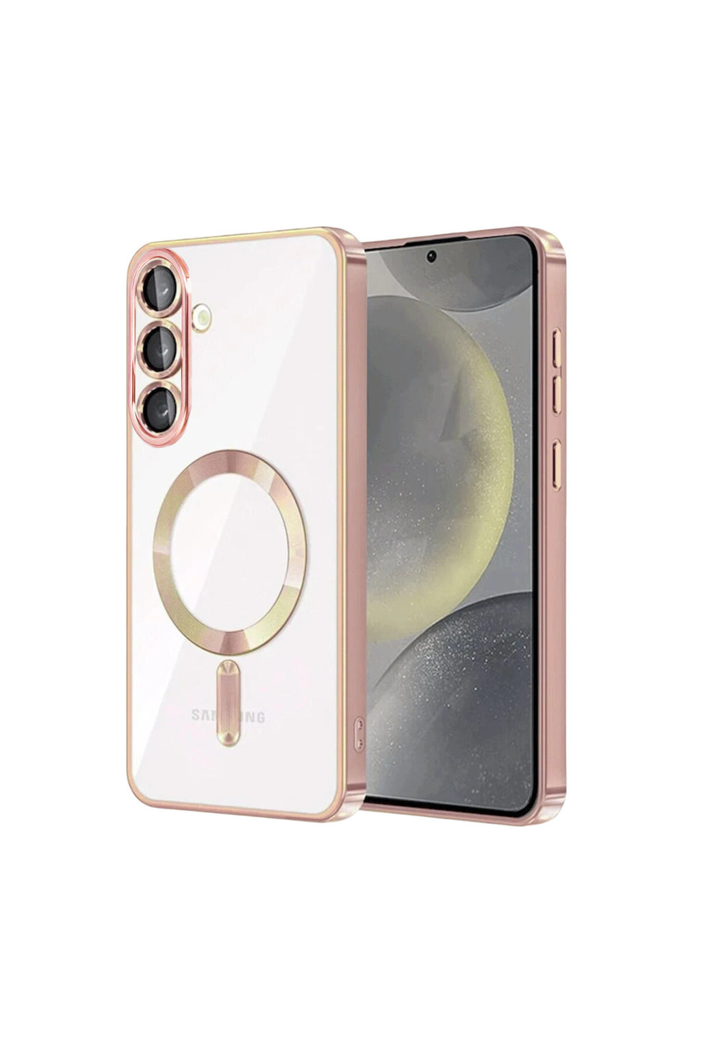 Samsung Galaxy A37 5G Uyumlu Kross Magneticsafe Kapak - Rose