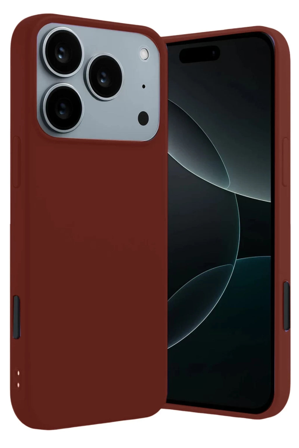 Apple iPhone 17 Pro Max Uyumlu First Silikon - Bordo