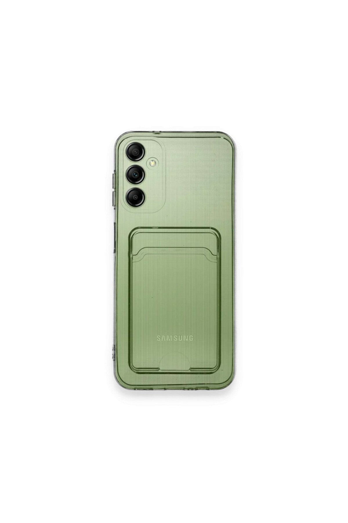 Samsung Galaxy A25 5G Uyumlu Kılıf Kart Şeffaf Silikon - Şeffaf