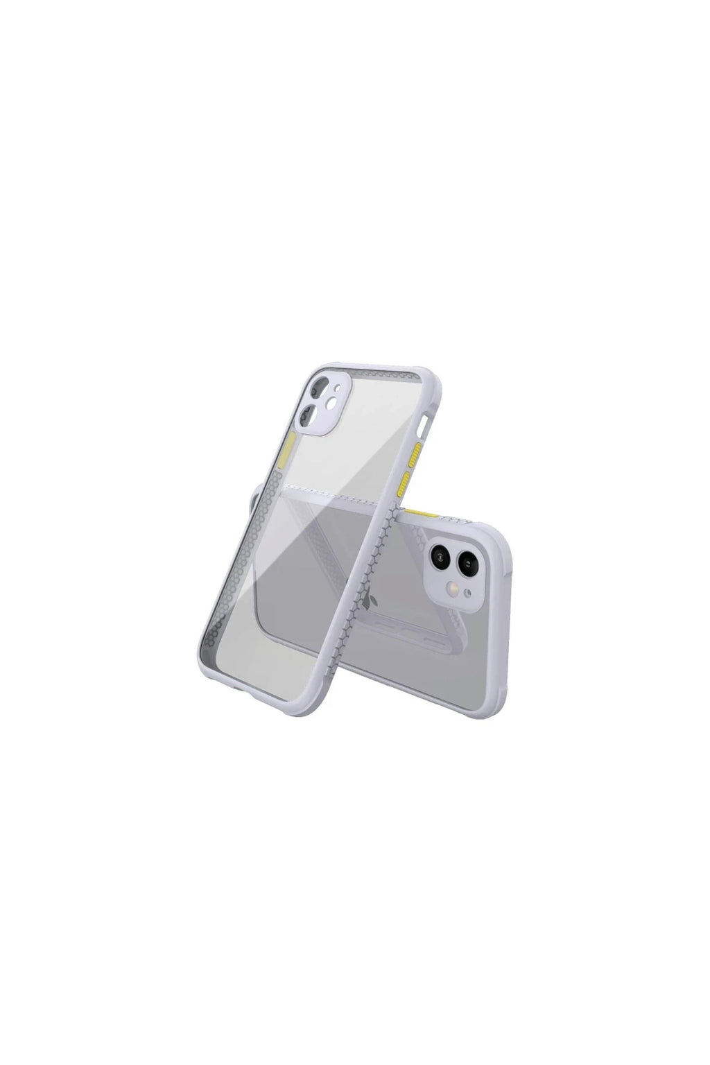 Apple iPhone 12 Mini Uyumlu Kılıf Miami Şeffaf Silikon - Lila
