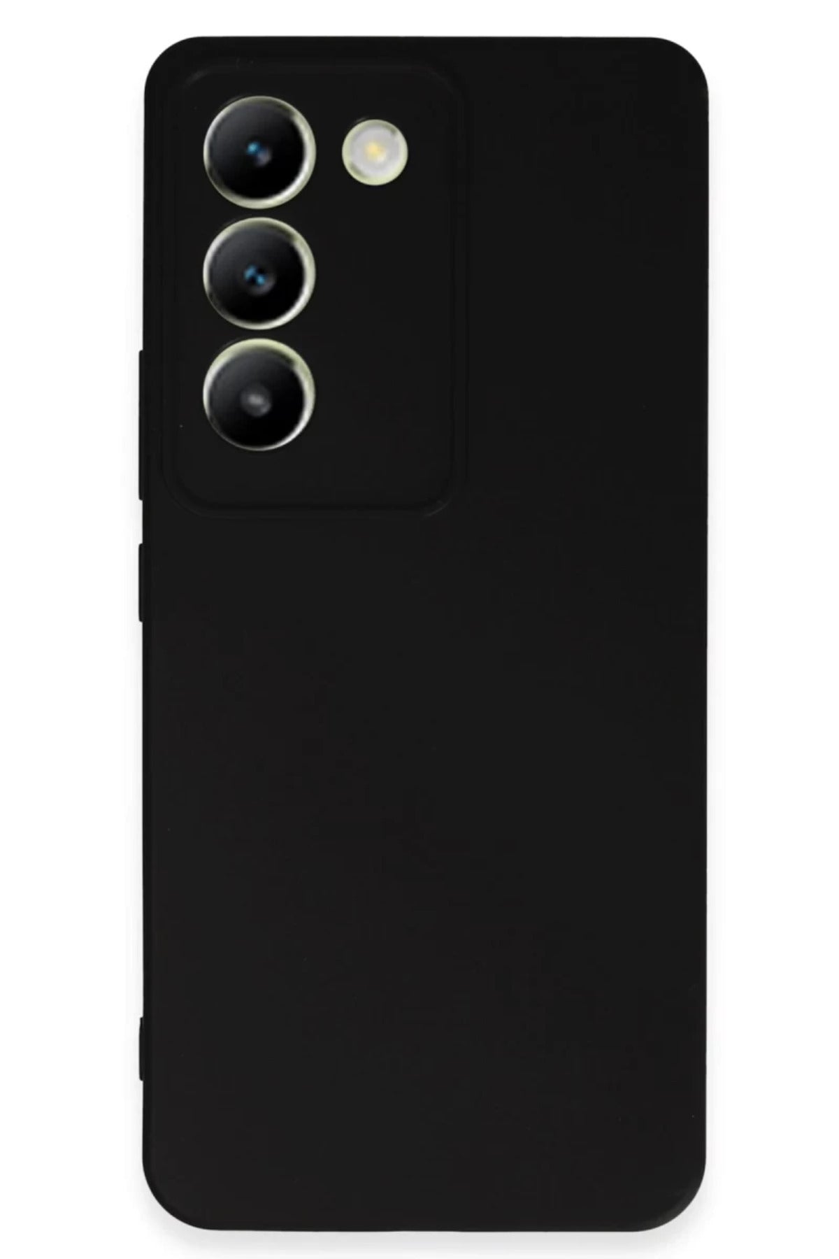 Vivo V30 Lite 4G Uyumlu Kılıf First Silikon - Siyah