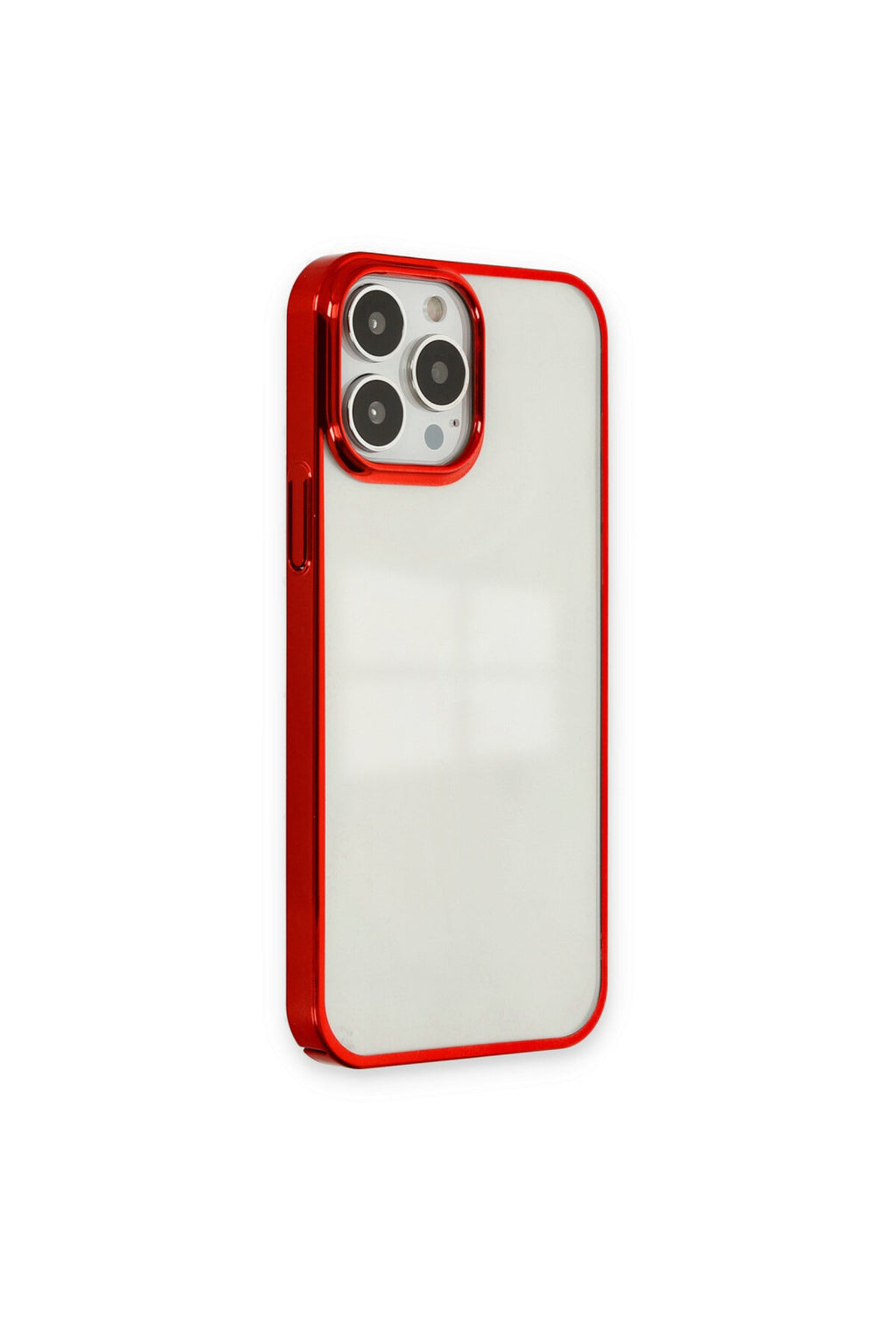 Apple iPhone 13 Pro Max Uyumlu Kılıf Element Silikon - Kırmızı