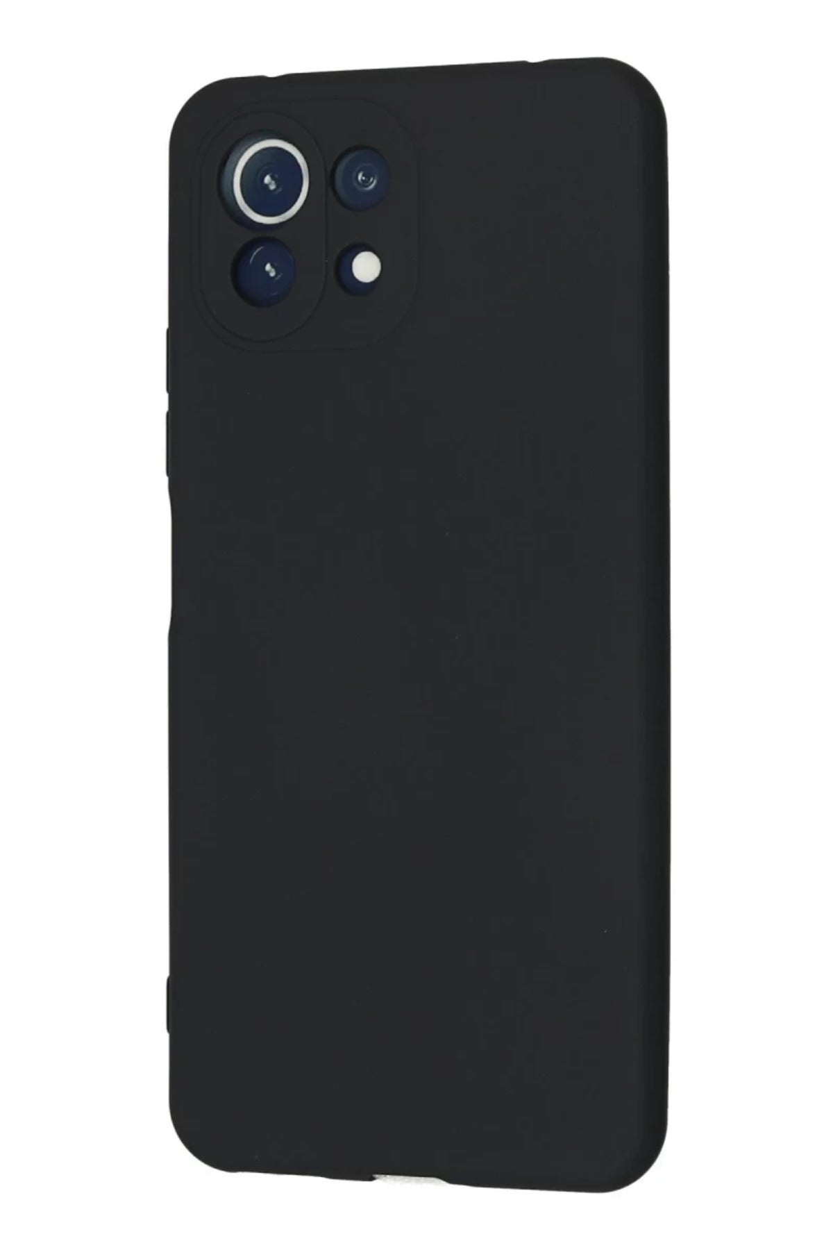 Xiaomi Mİ 11 Lite Uyumlu Kılıf Nano içi Kadife Silikon - Lacivert