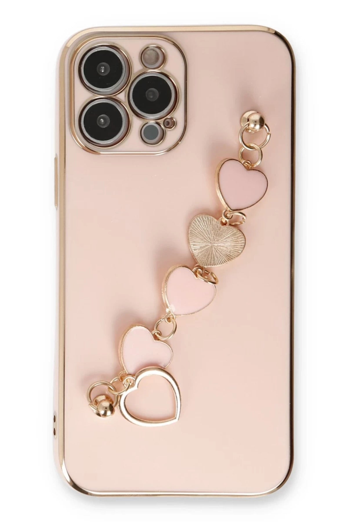 Apple iPhone 14 Pro Max Uyumlu Kılıf Esila Silikon - Pudra