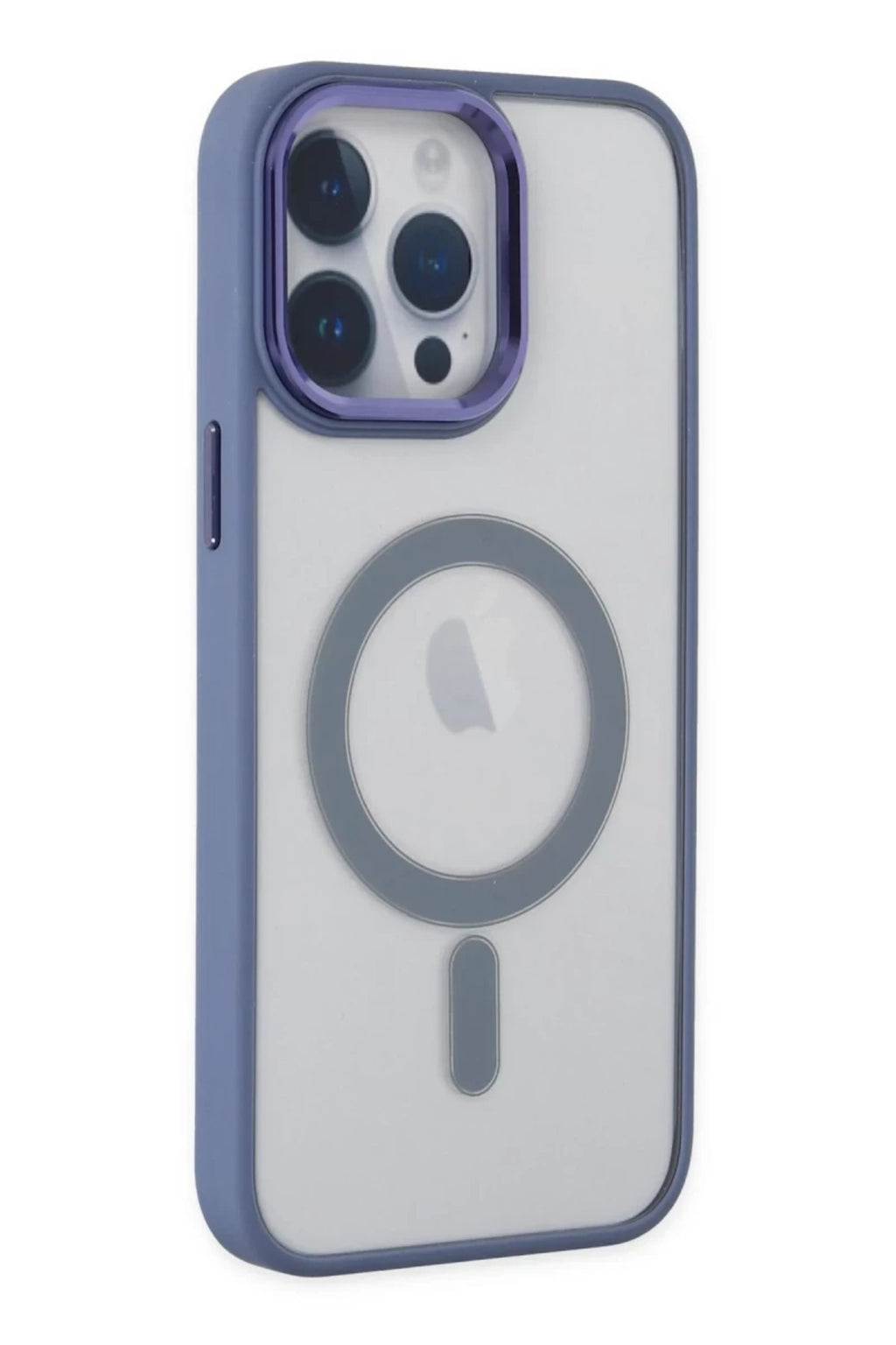 Apple iPhone 14 Pro Uyumlu Kılıf Room Magneticsafe Silikon - Sierra Blue