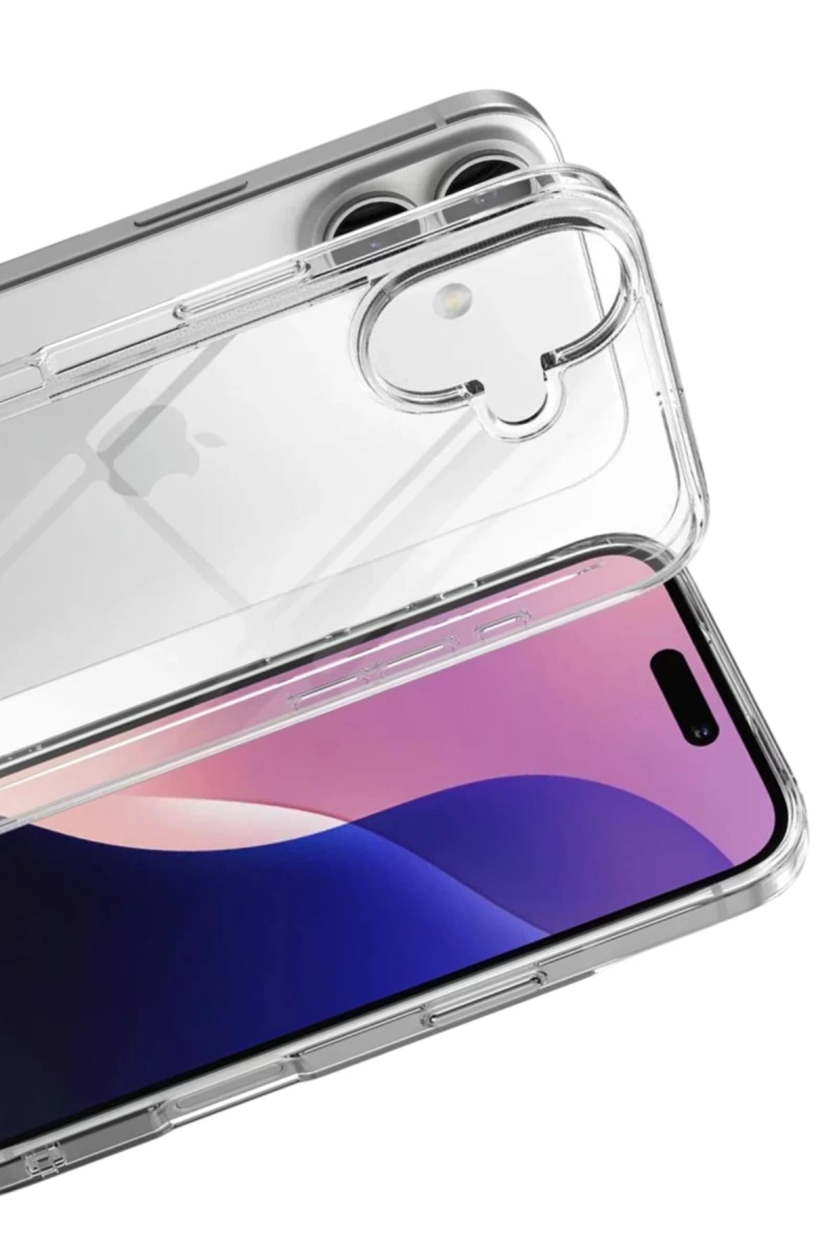 Apple iPhone 17 Uyumlu Lüx Şeffaf Silikon - Şeffaf