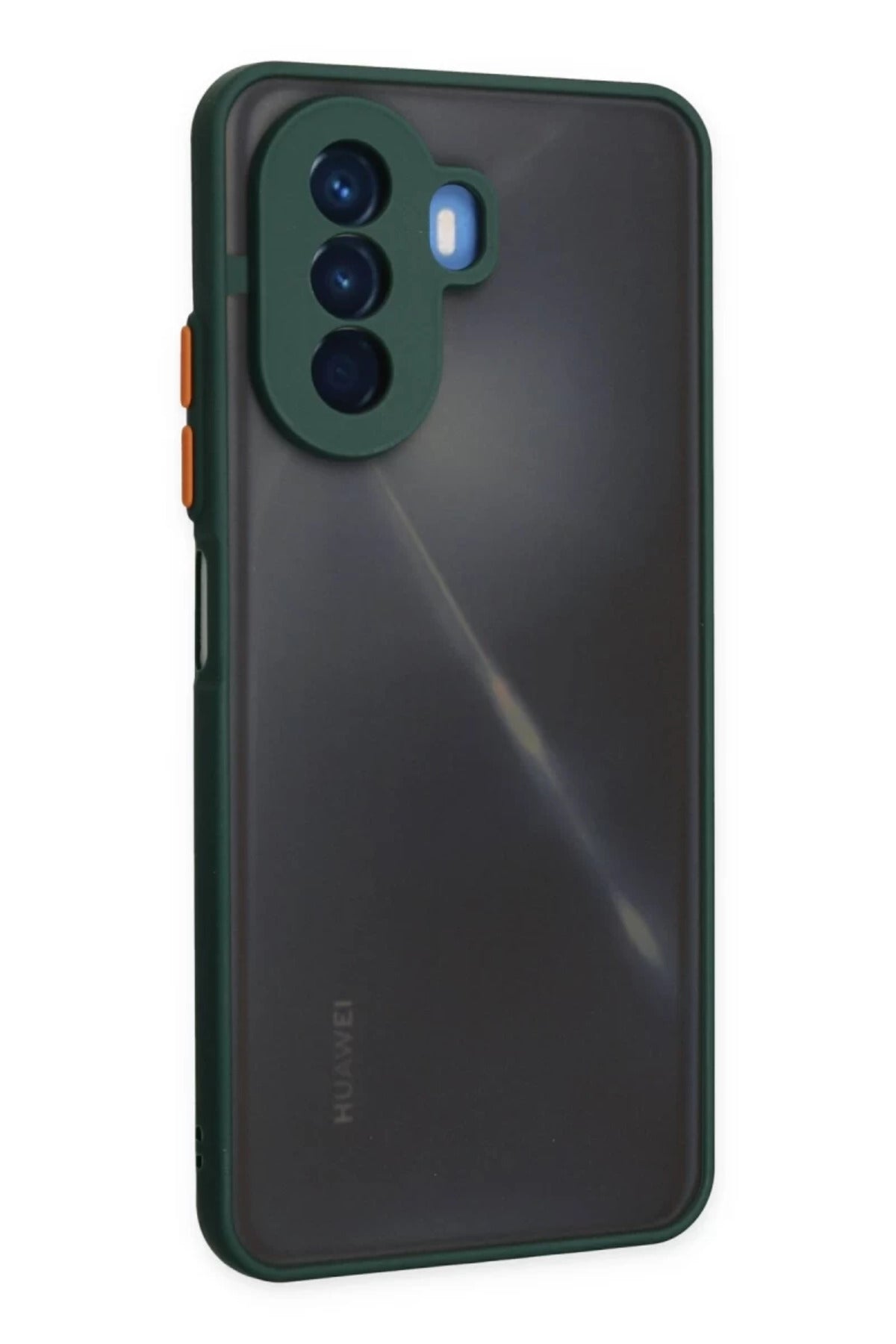 Huawei Nova Y70 Uyumlu Kılıf Montreal Silikon Kapak - Yeşil