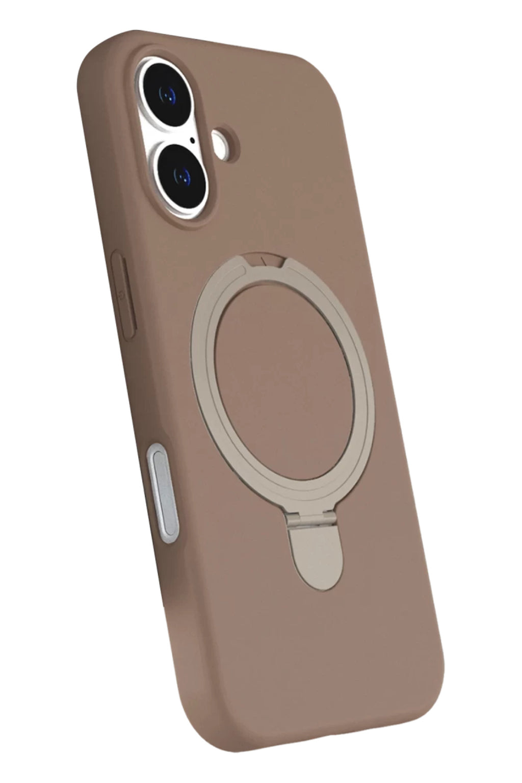Apple iPhone 17 Uyumlu Regal Magsafe Standlı Kapak - Çöl Titanyum